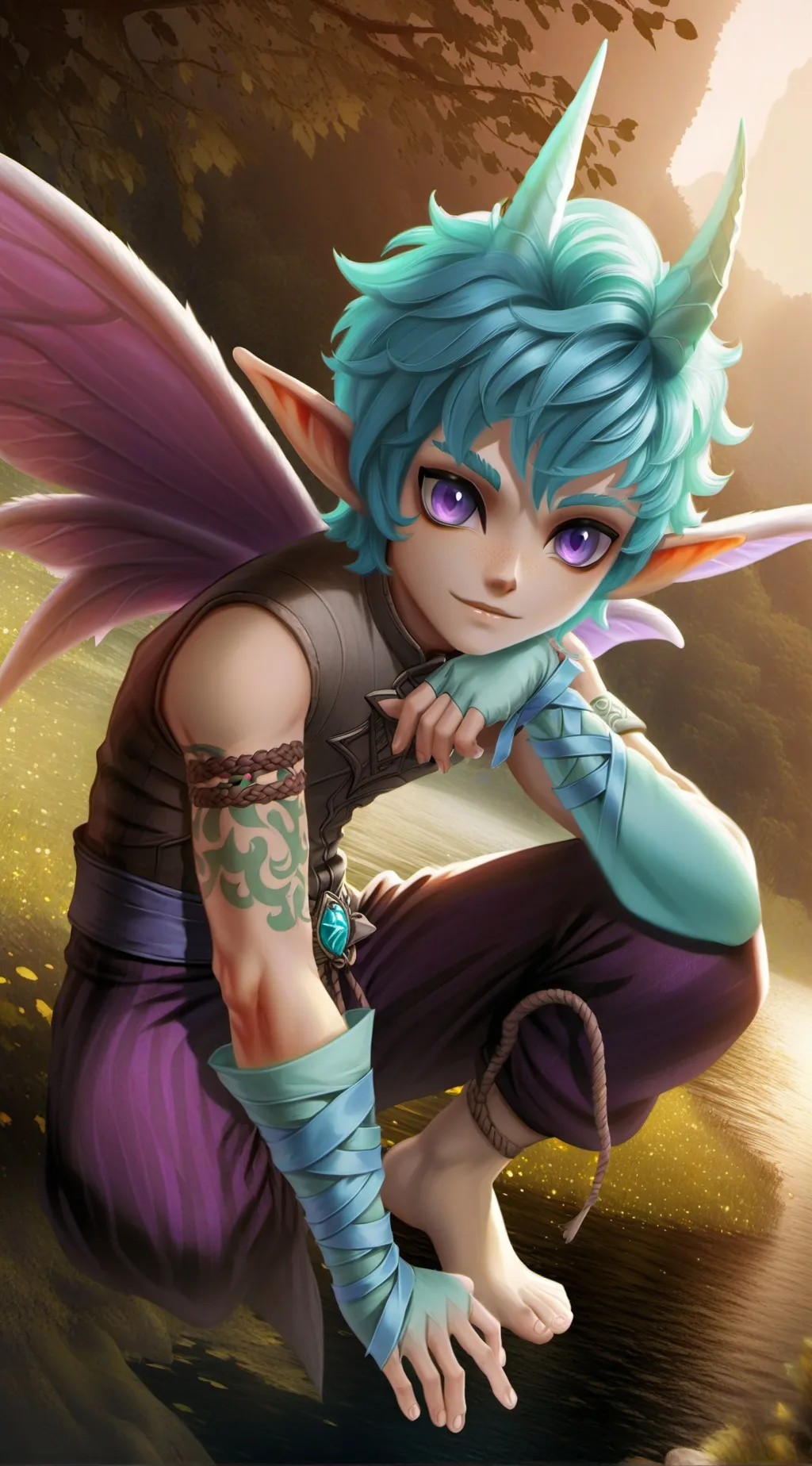 ai character: Yosei  background