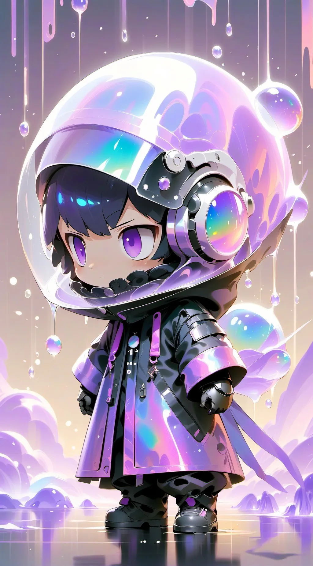 ai character: Cutie background