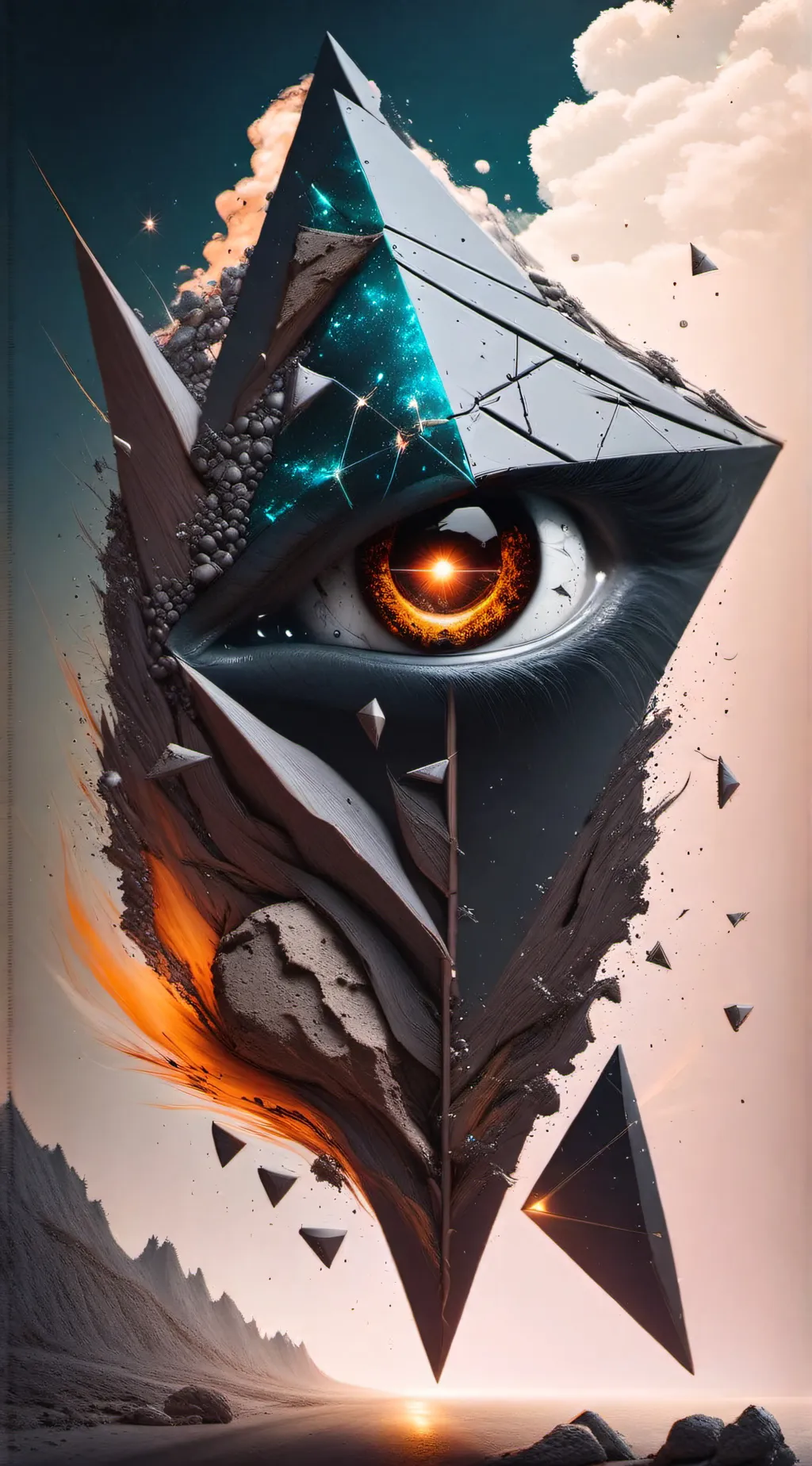 ai character: Meteoroligh background
