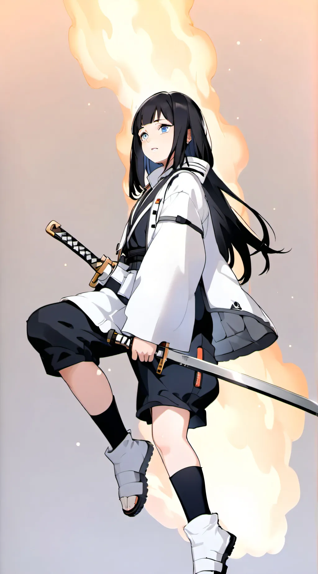ai character: hinata  background
