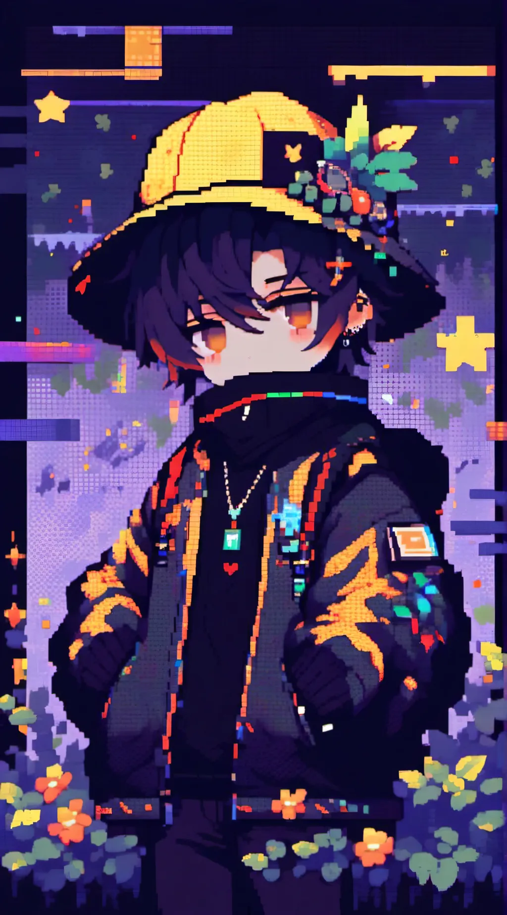 ai character: Luna background
