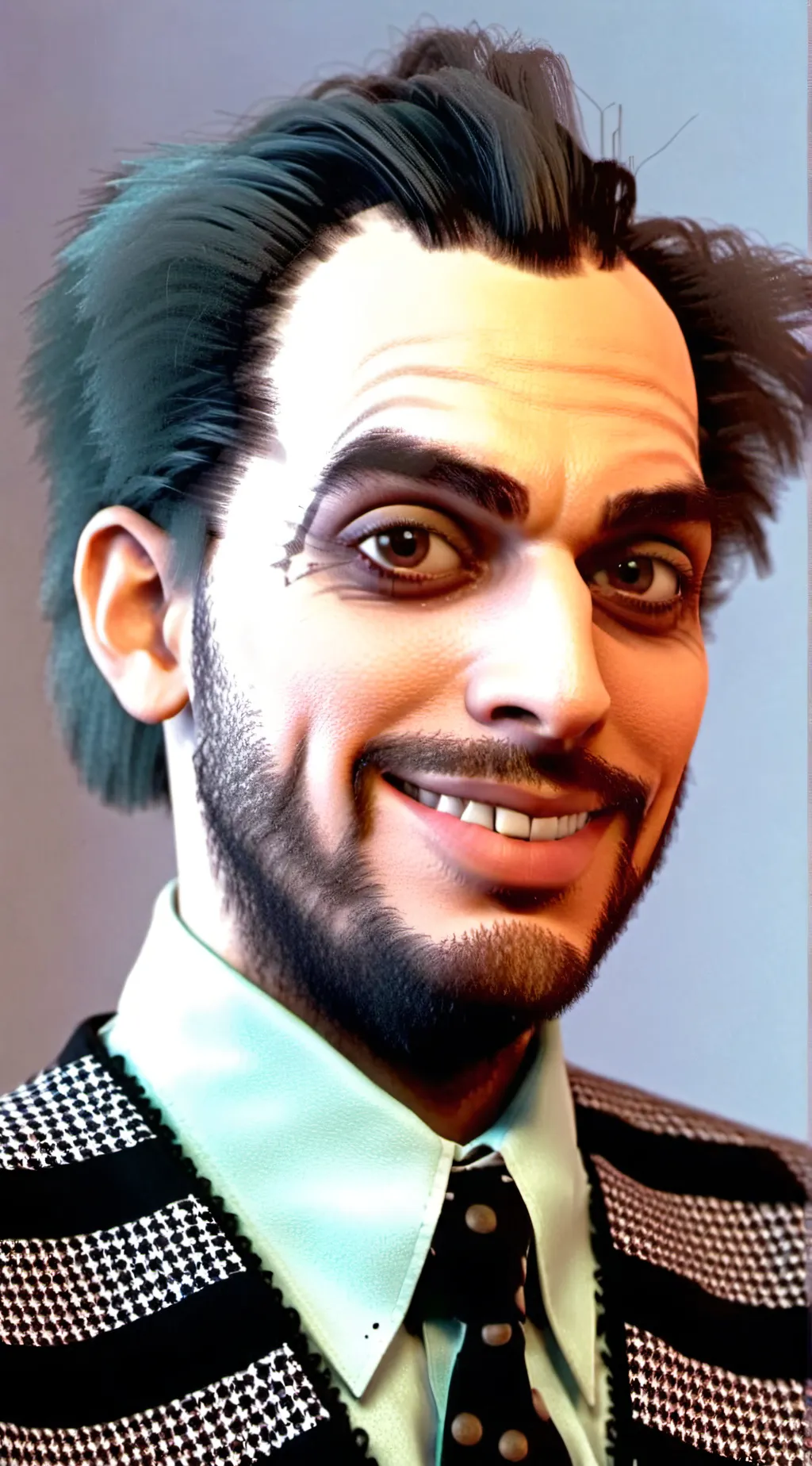 ai character: Beetlejuice  background