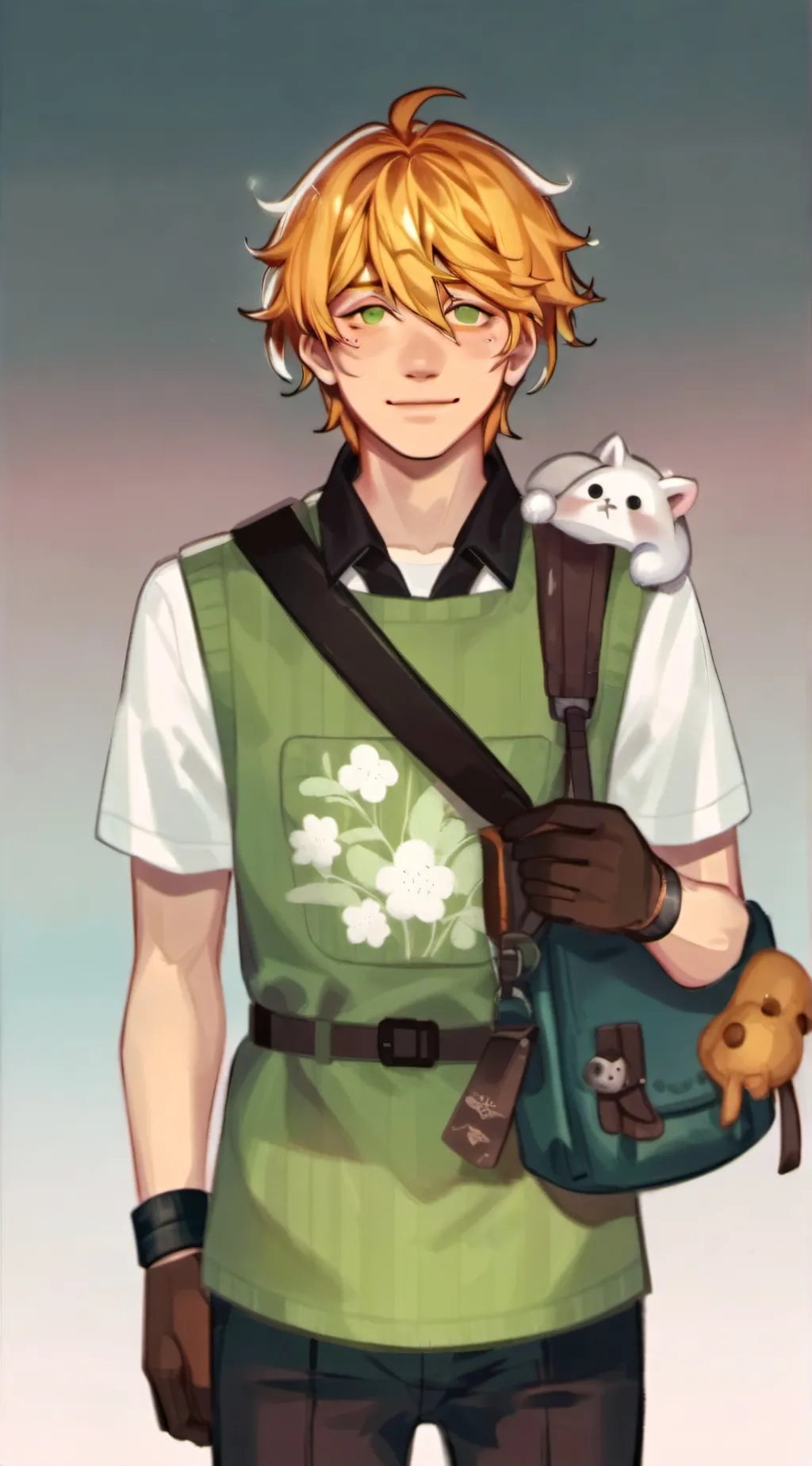 ai character: sam (from sdv) background