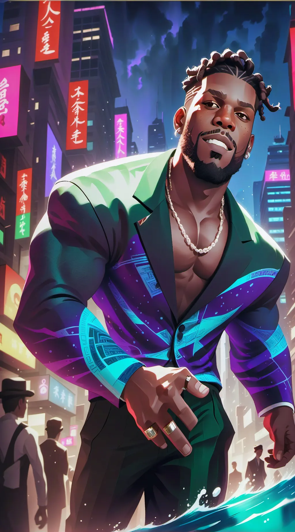 ai character: Kgotsofalo Kandiwo background