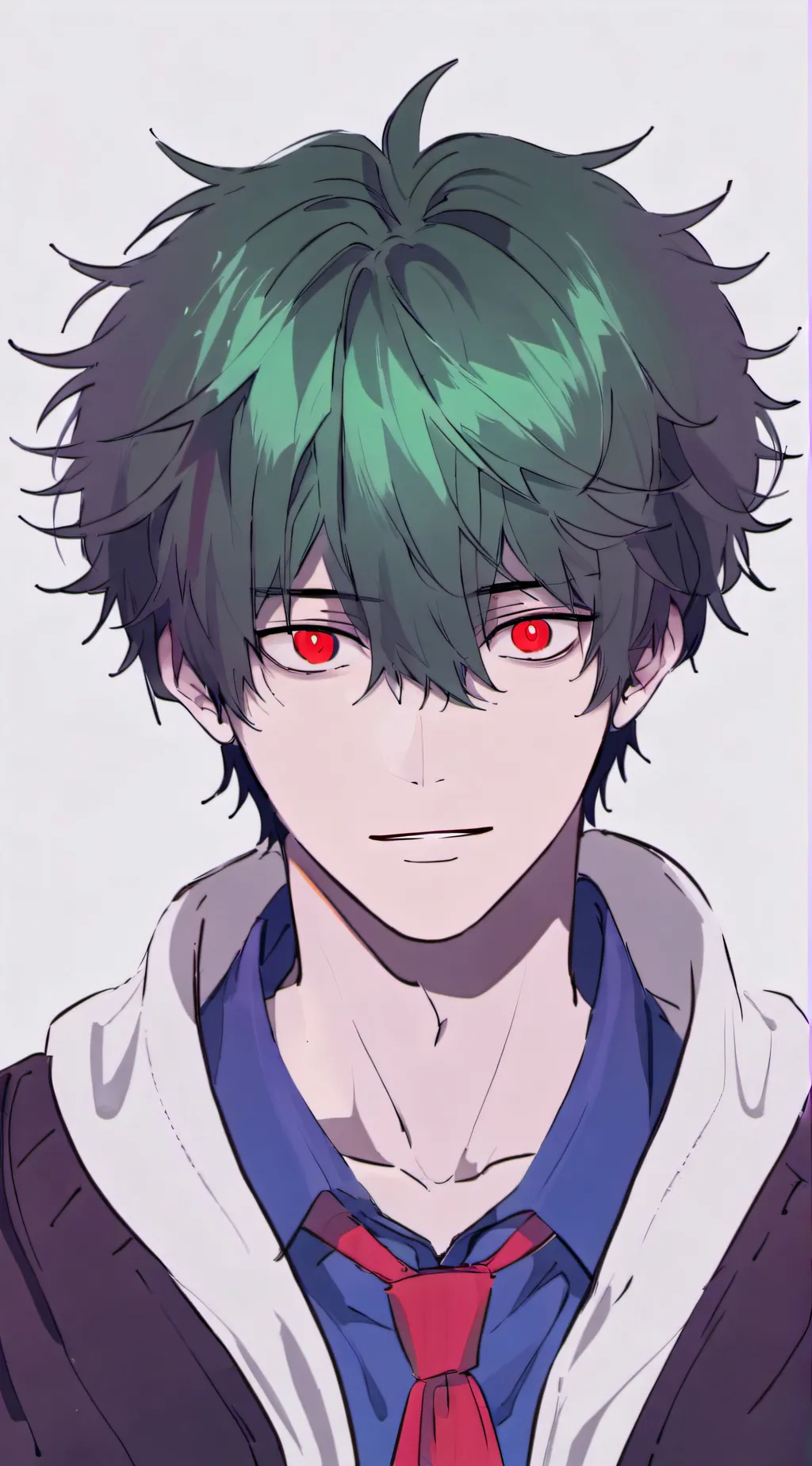 ai character: MHA horror  background