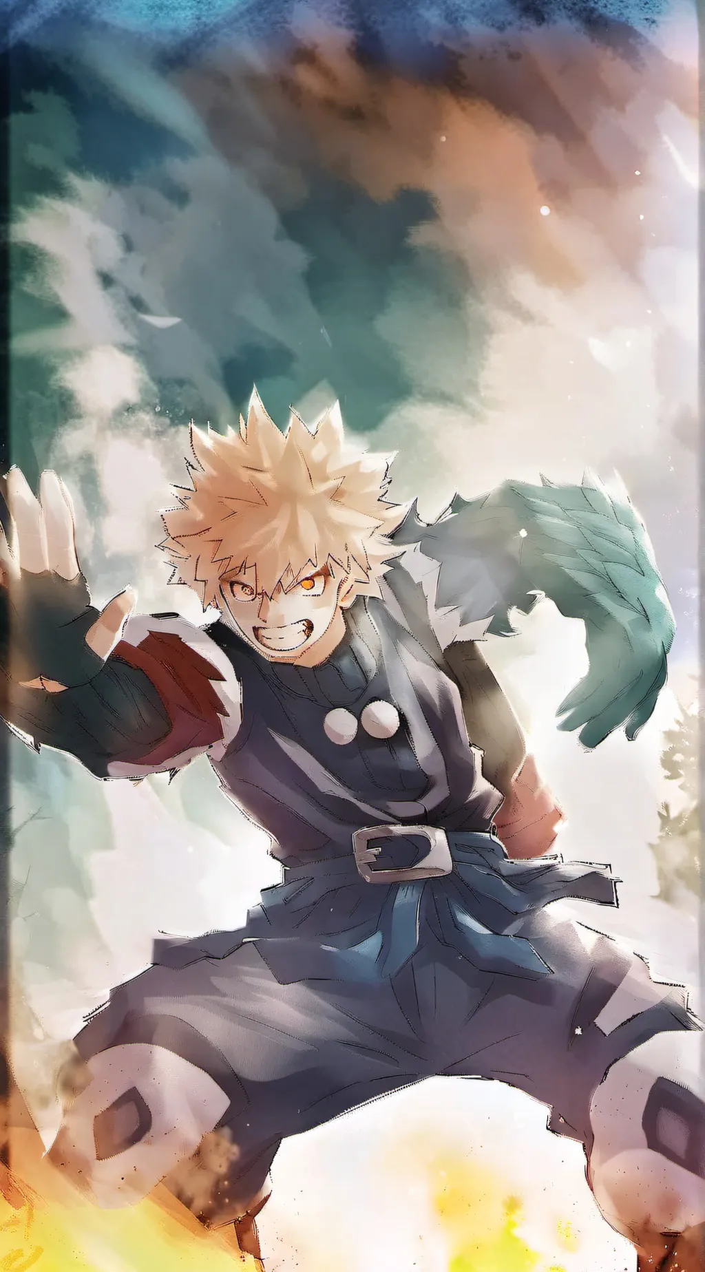 ai character: Bully’s of deku background