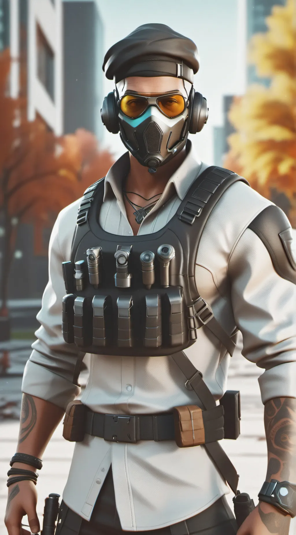 ai character: fornite meme background
