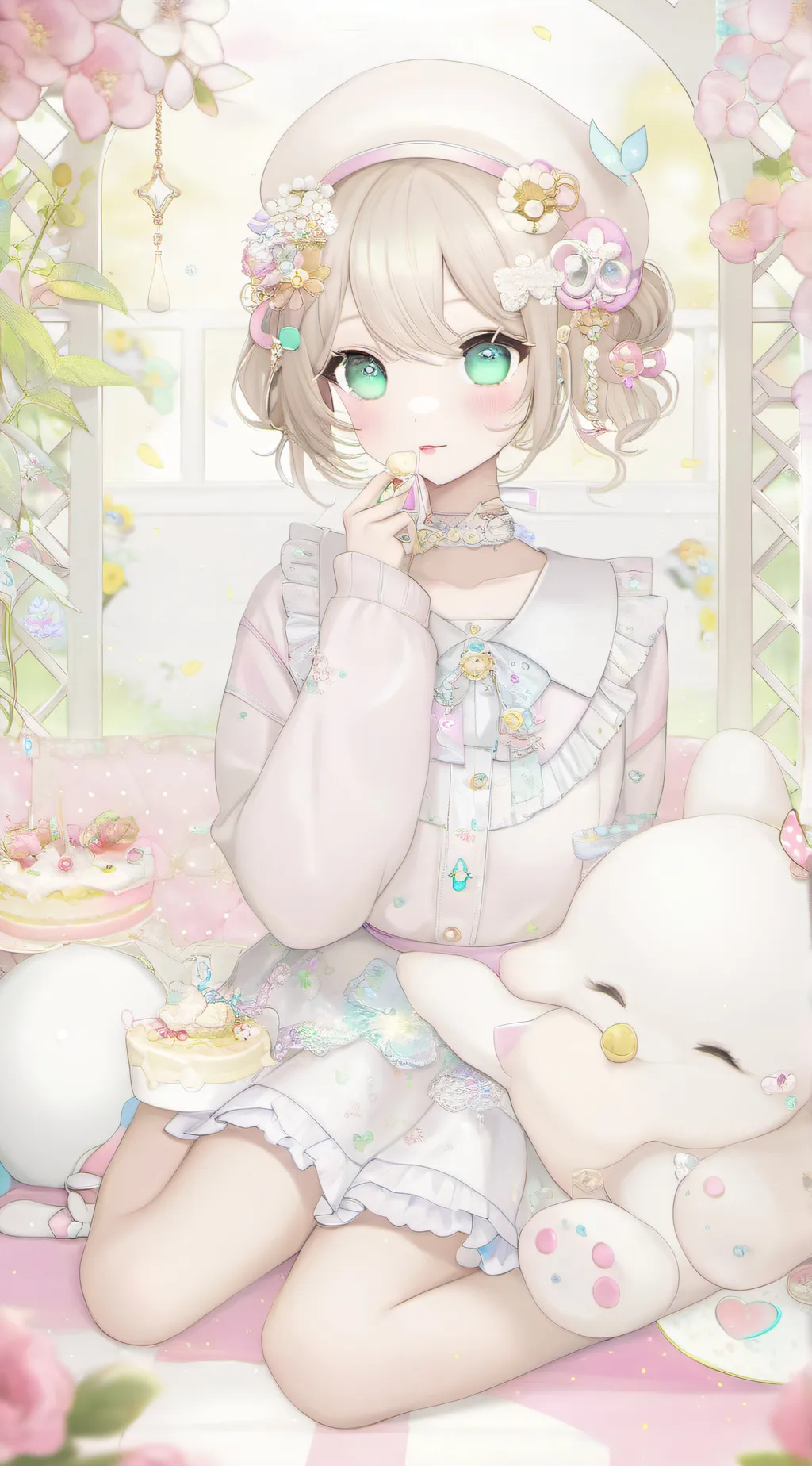 ai character: Hi background