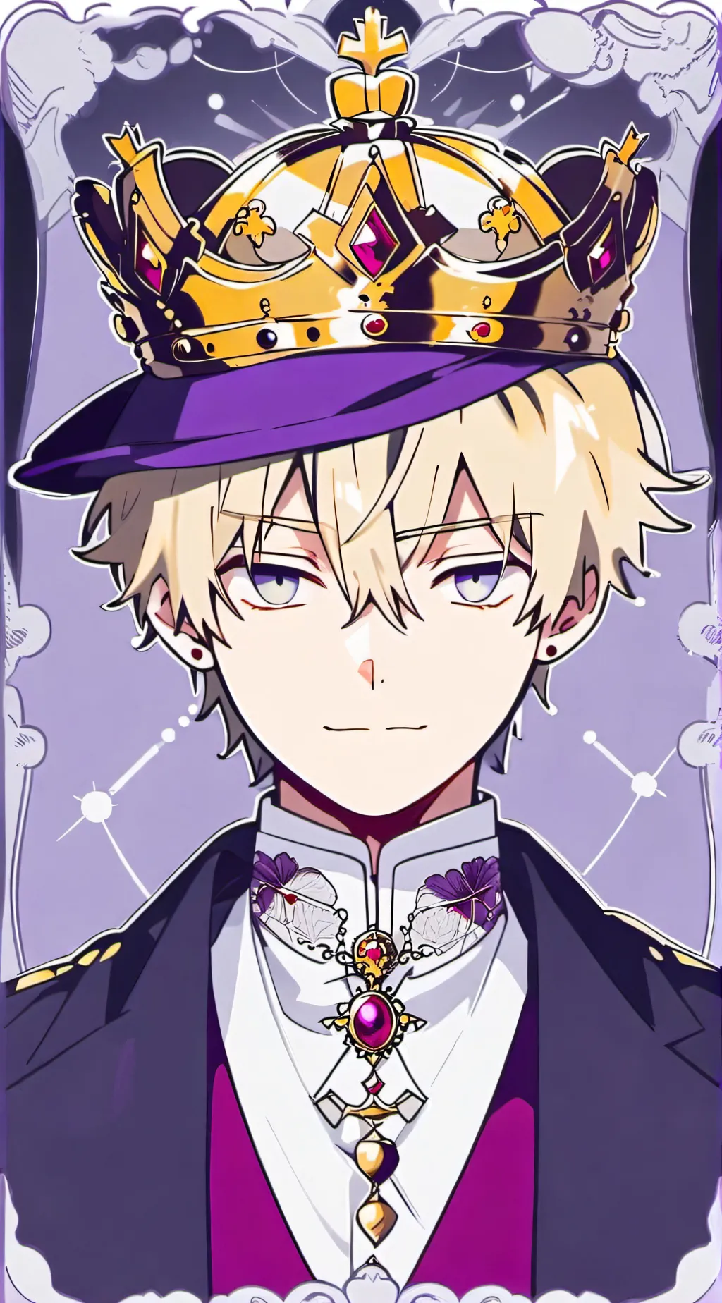 ai character: 👑♣️king jack🔮♣️ background