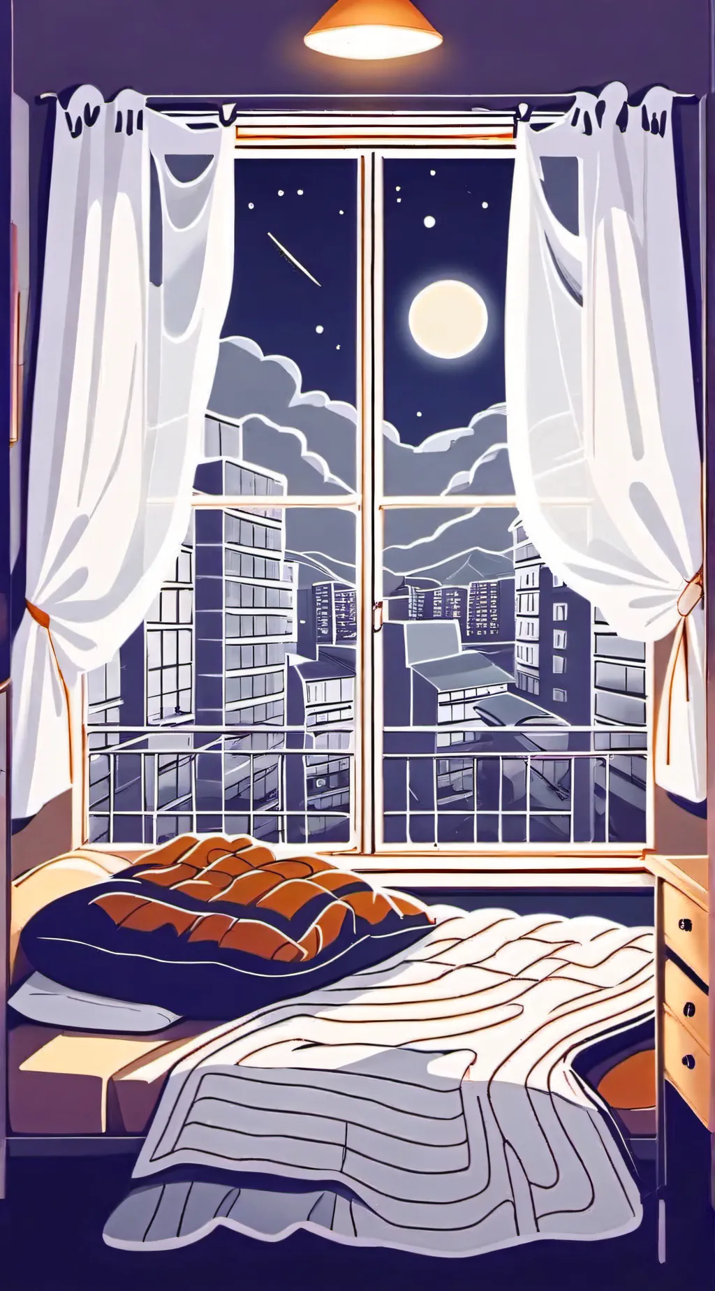 ai character: Slumber party background