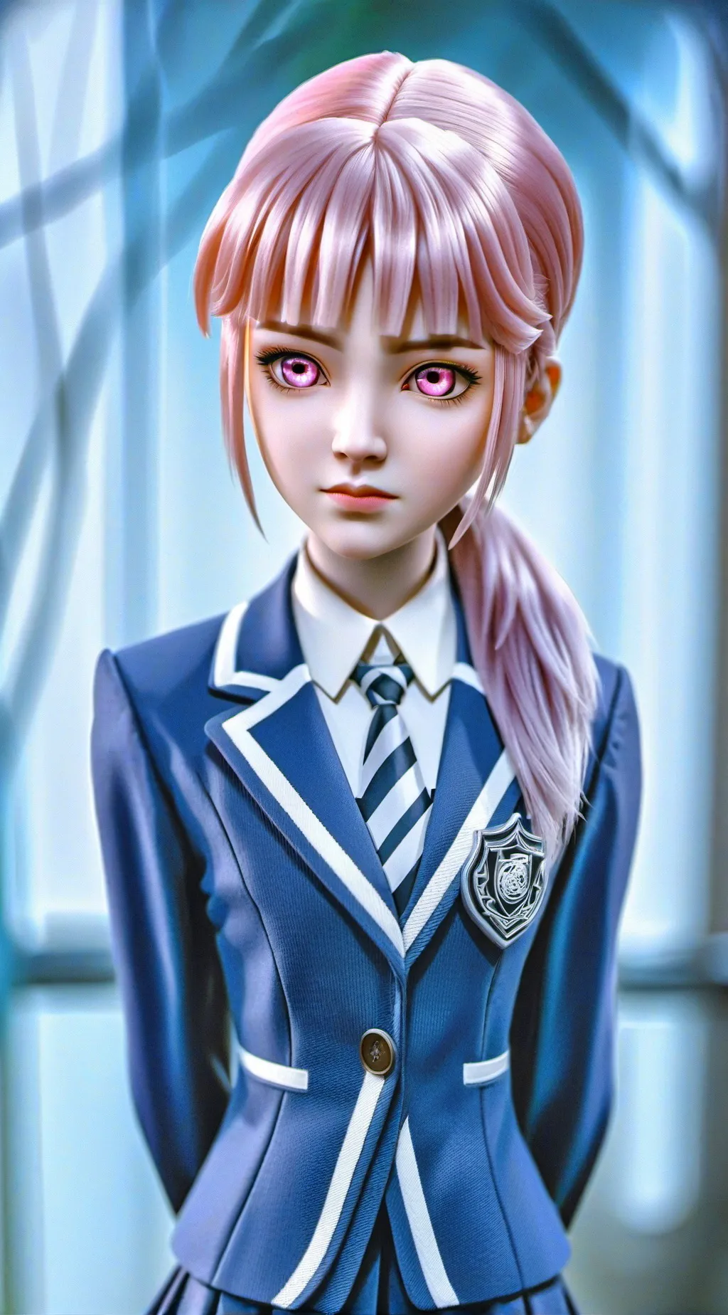 ai character: Catch teenieping  background