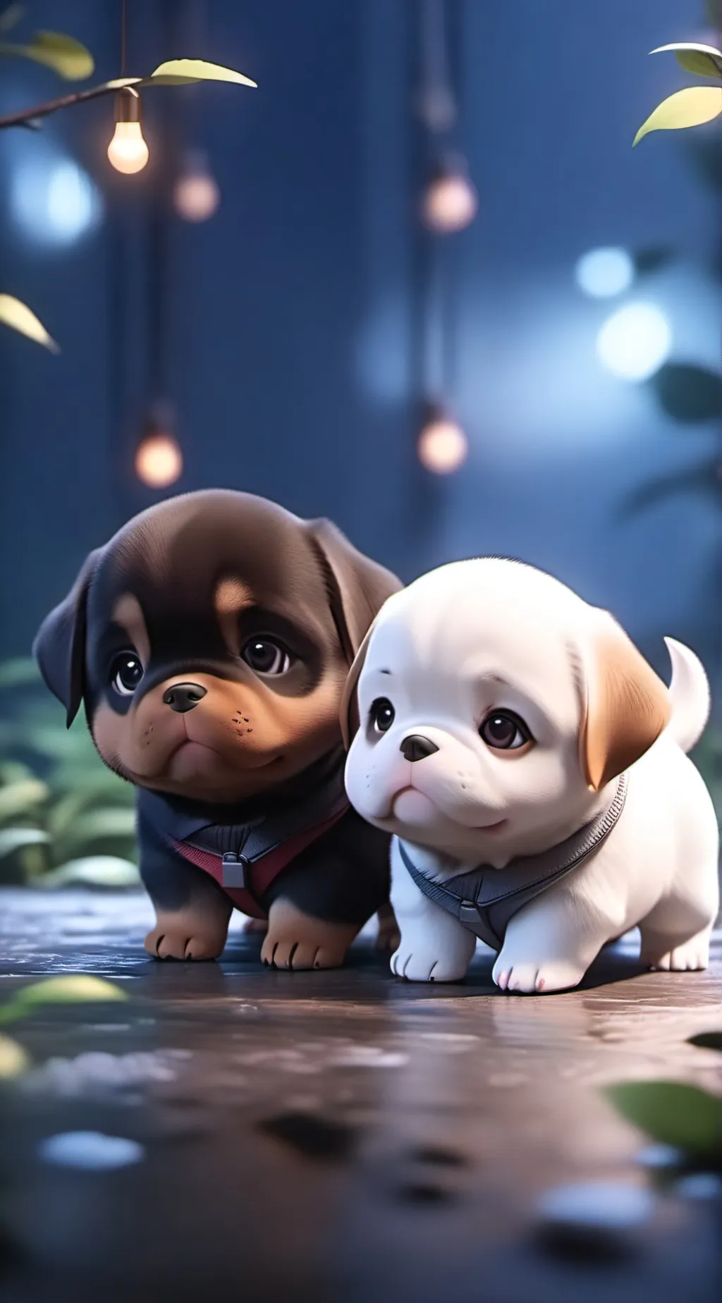 ai character: Chubbs and nugget background