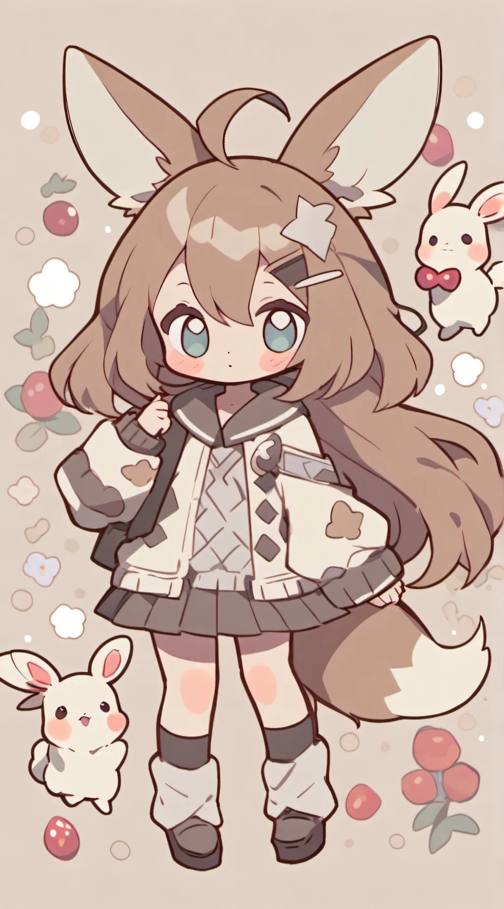 ai character: eevee background