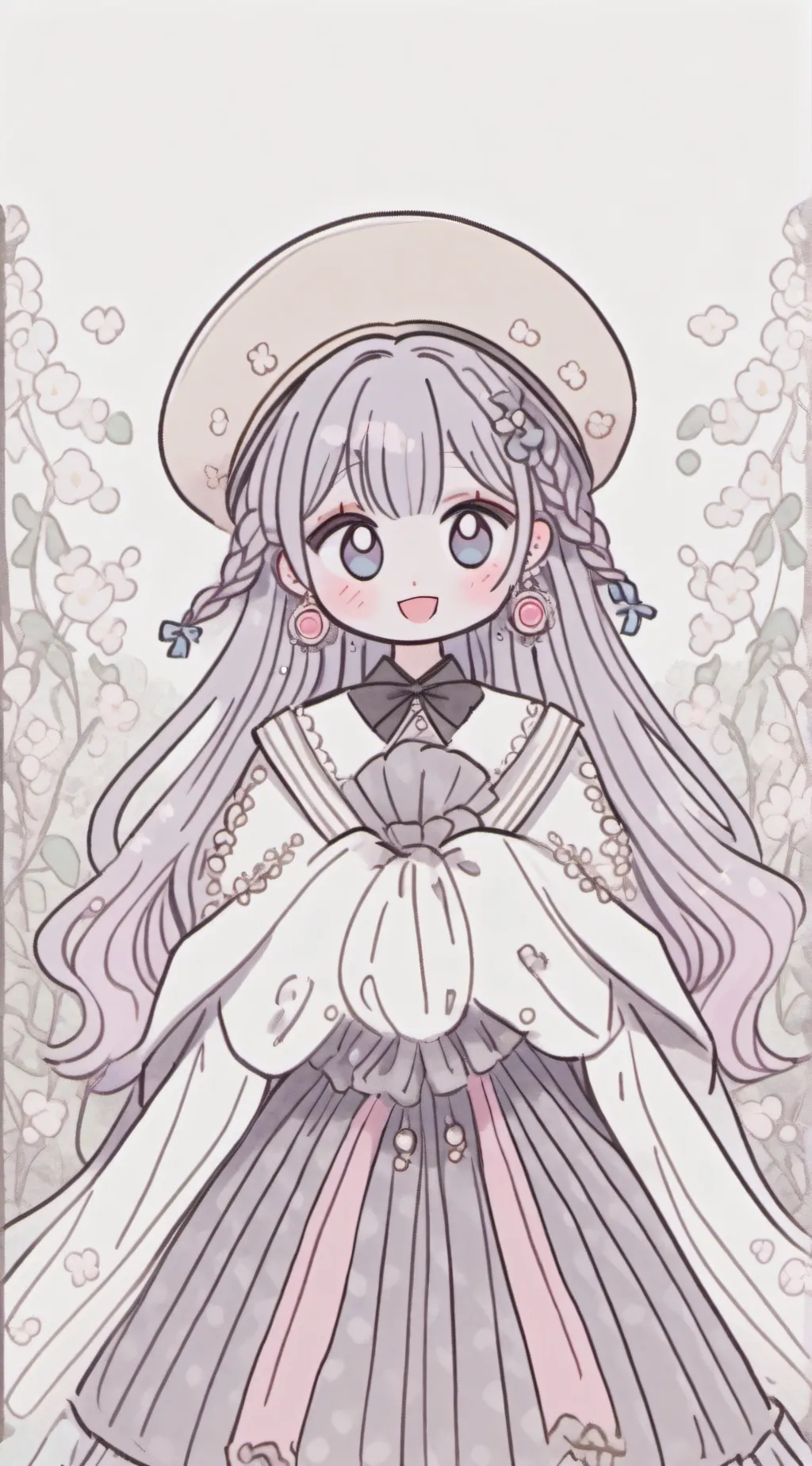 ai character: cutie pie! background