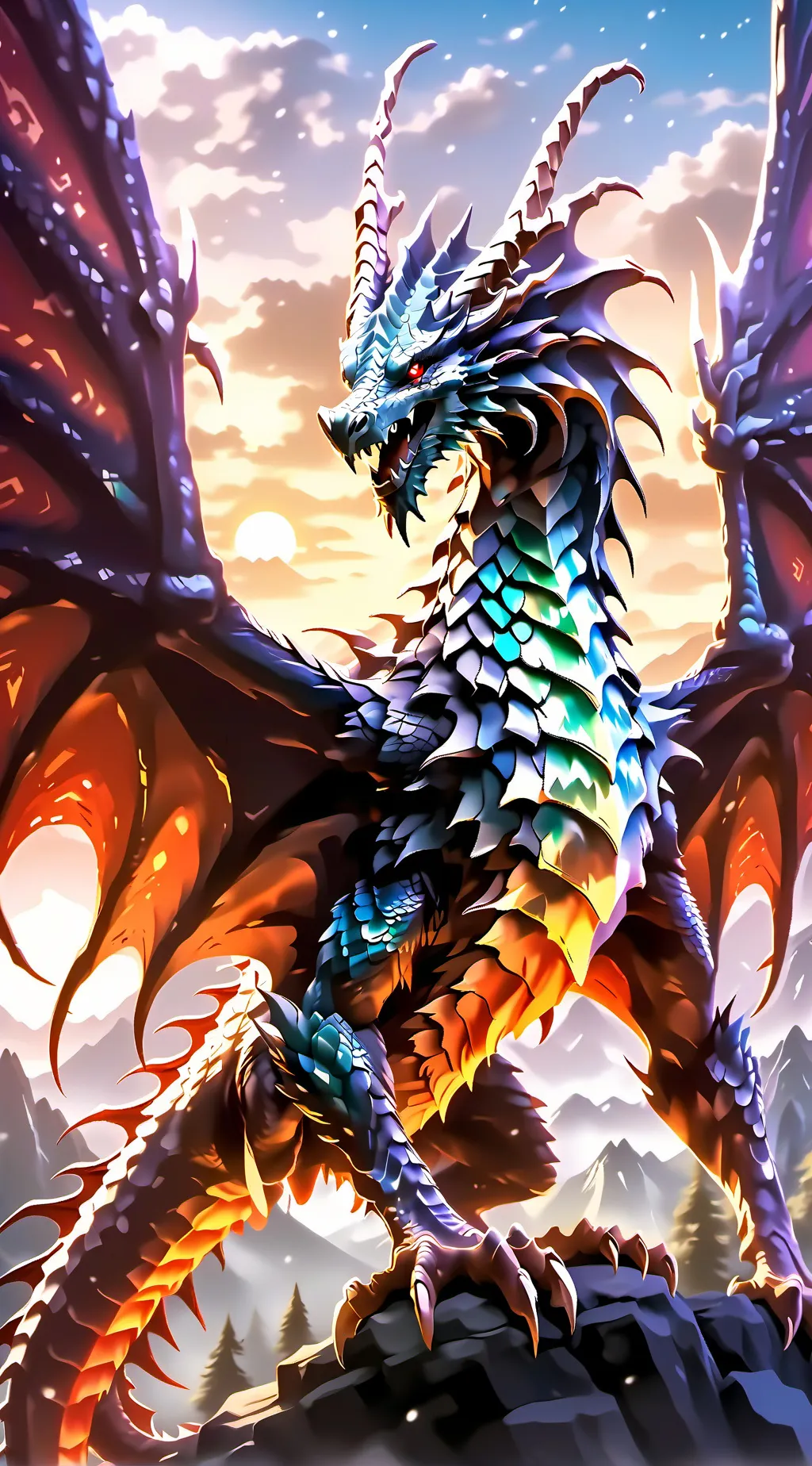 ai character: DRAGON background