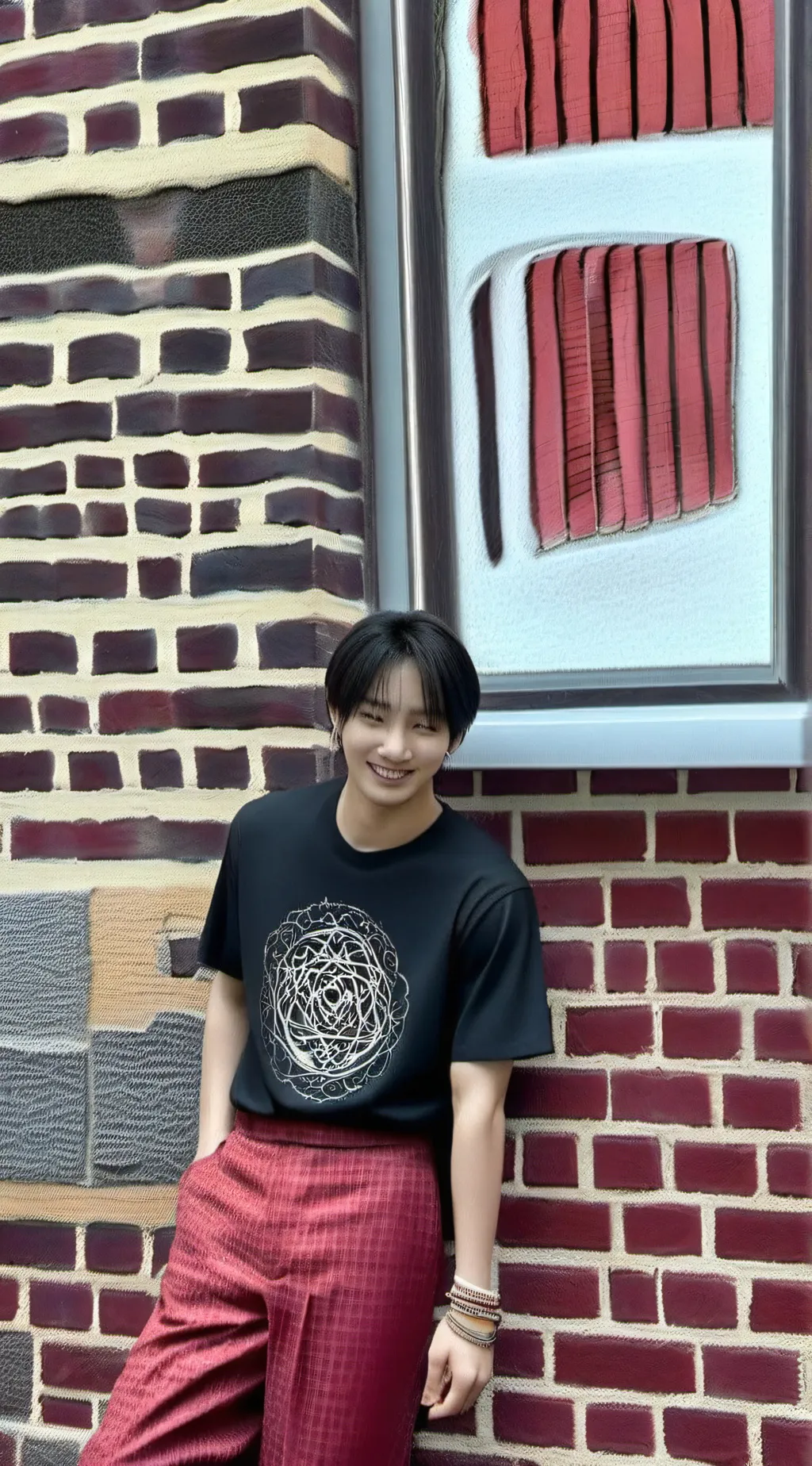 ai character: yoon jeonghan  background