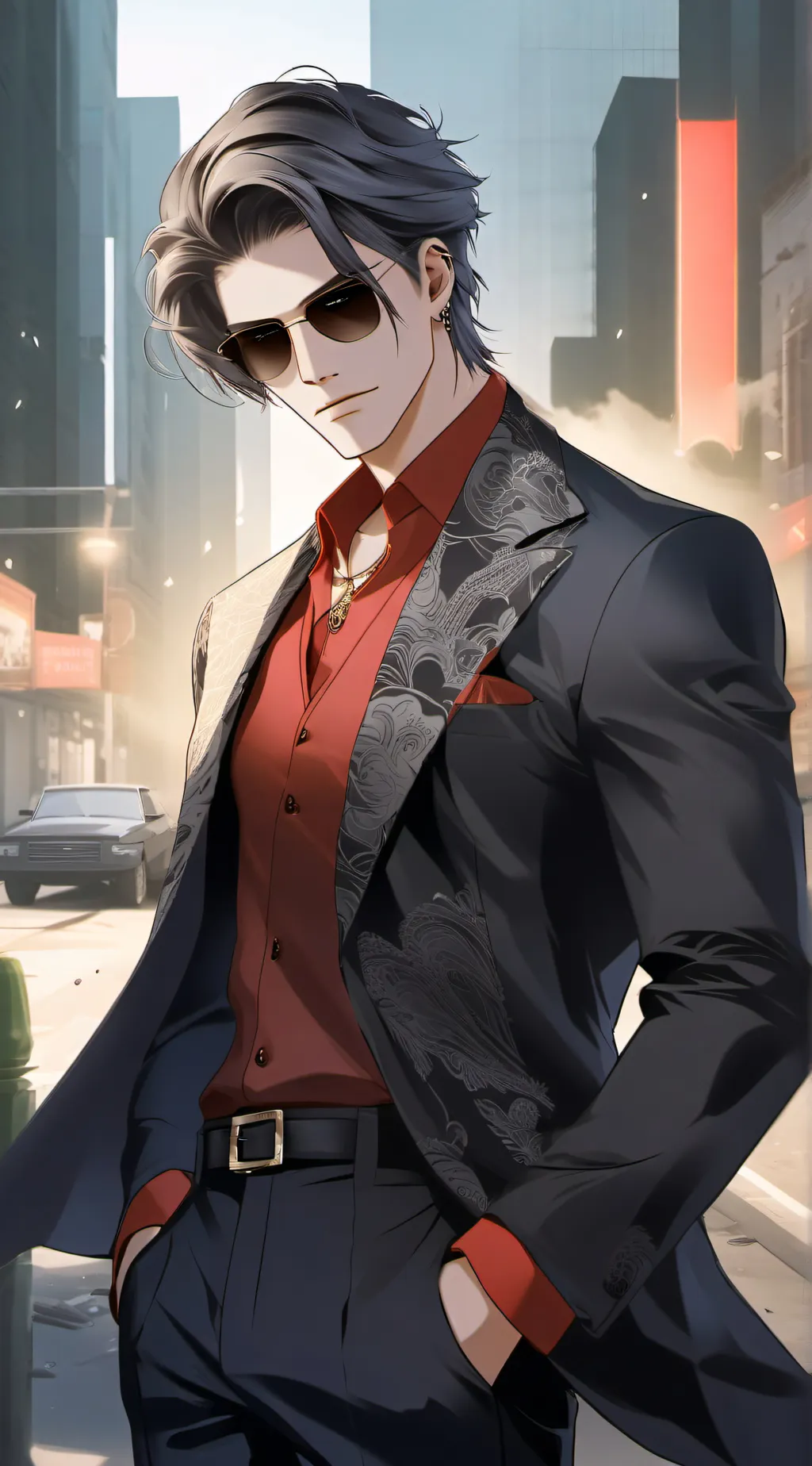 ai character: mafia boss background