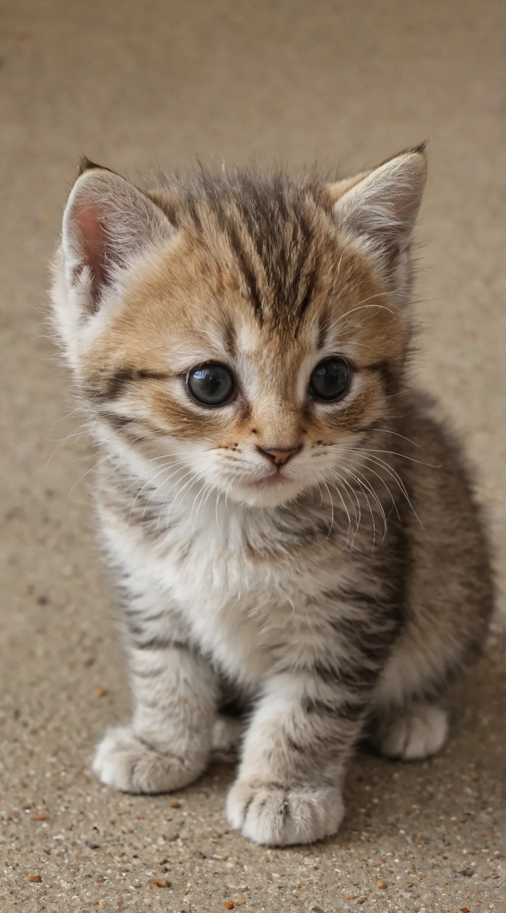ai character: Cute little cat background