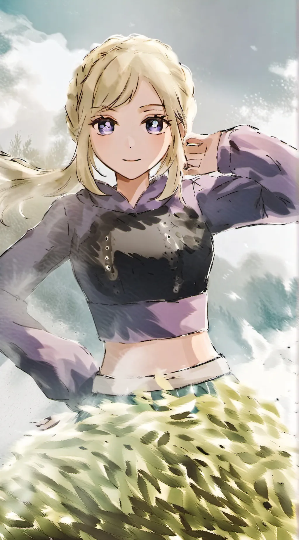 ai character: luna mitchell background