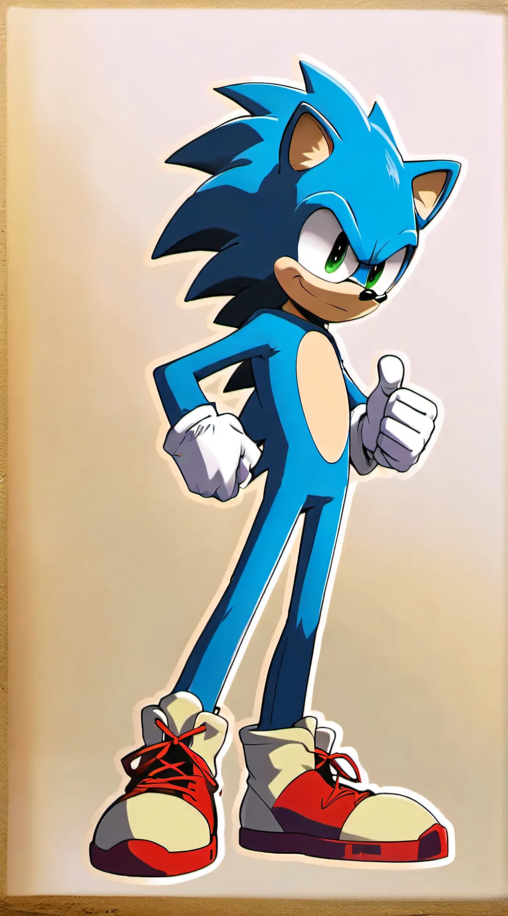 ai character: sonic background
