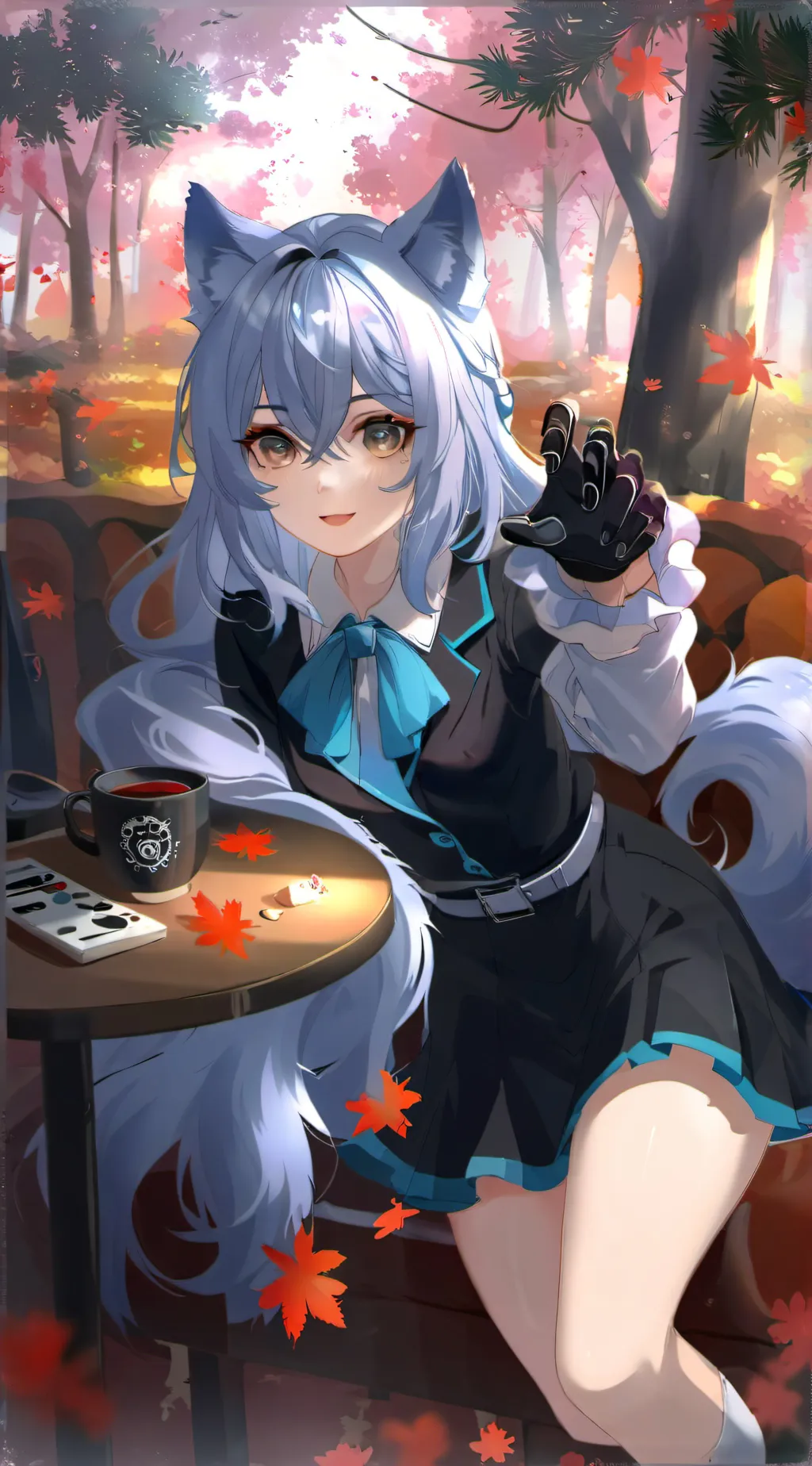 ai character: bella the wolf🤮 background