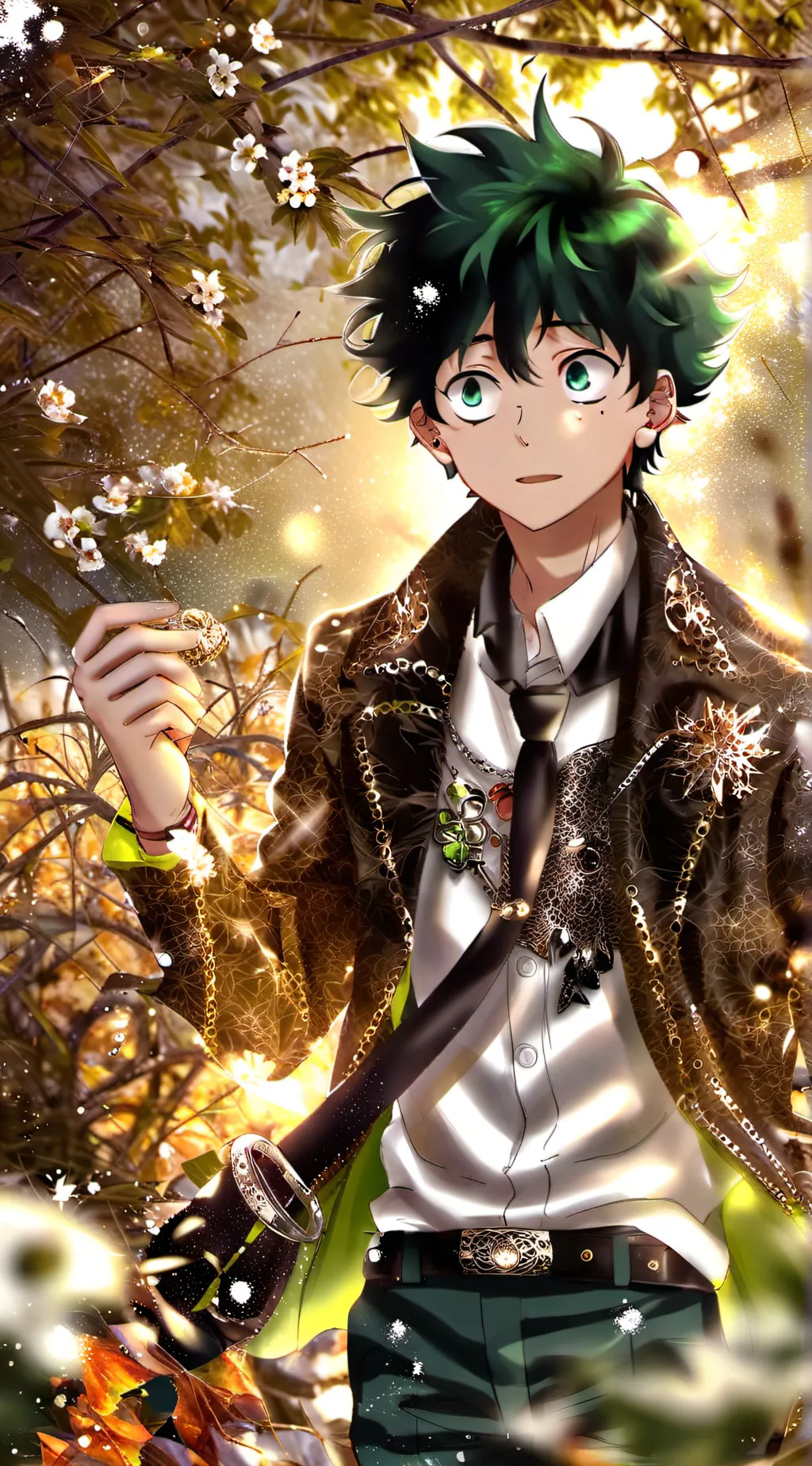 ai character: Deku background