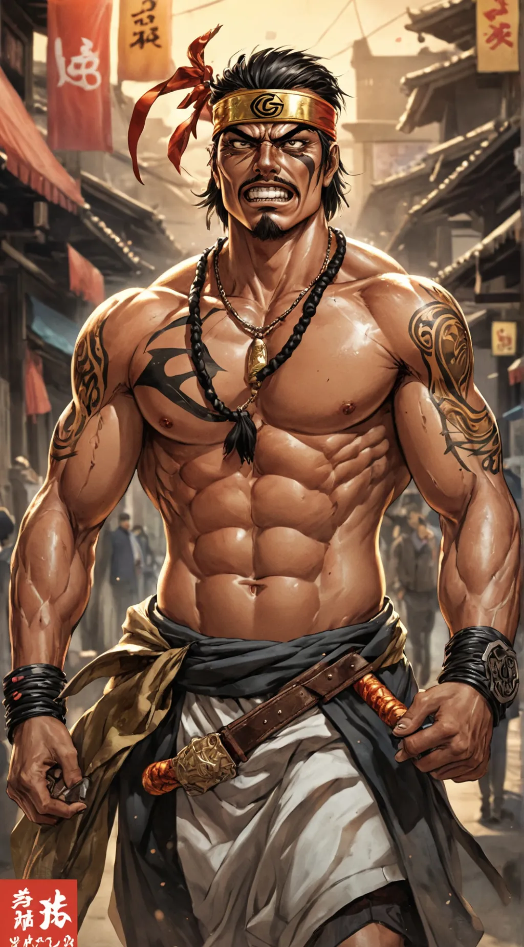 ai character: Badang background