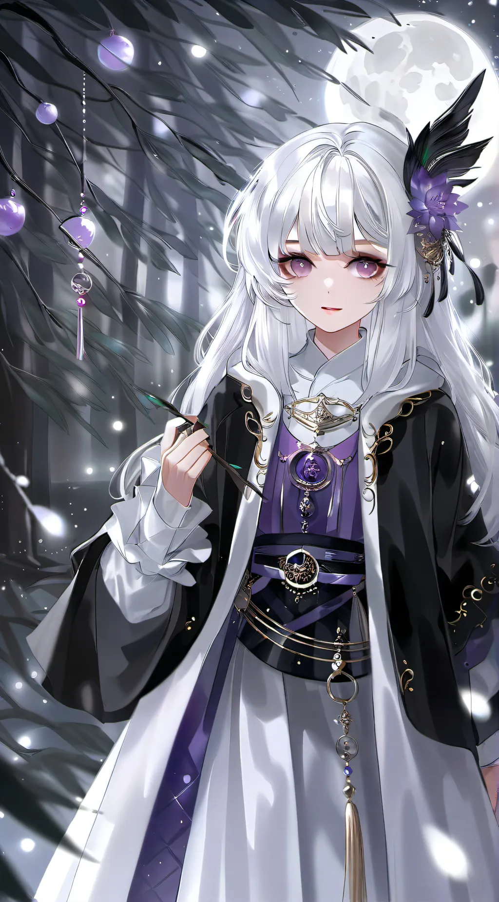 ai character: Luna background