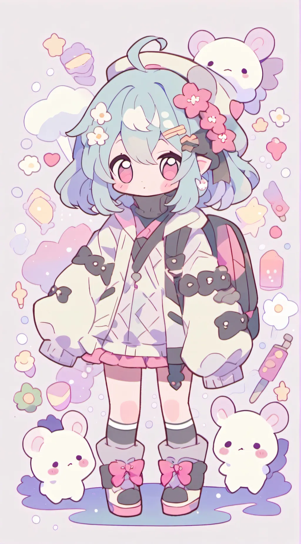 ai character: Mha background