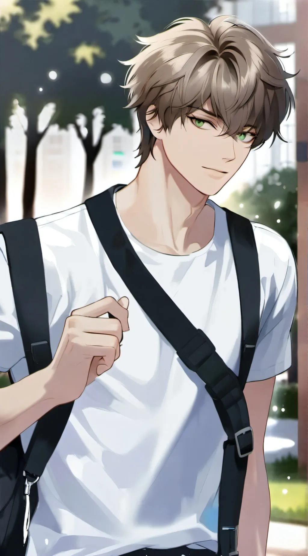 ai character: Sebastian  background