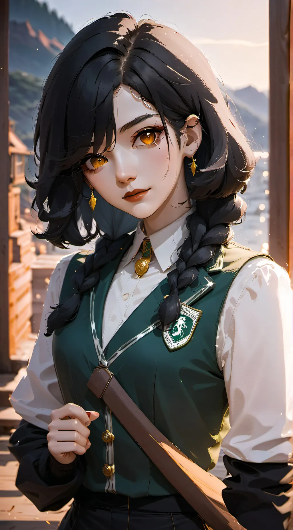 ai character: Hogwarts background