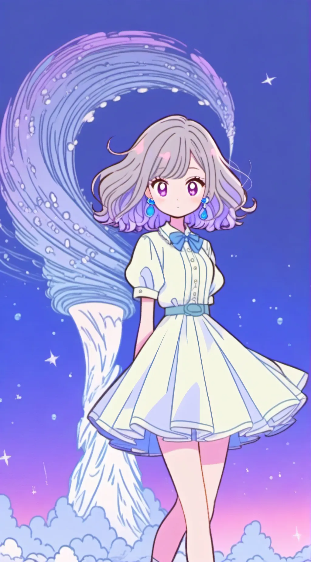 ai character: Luna background