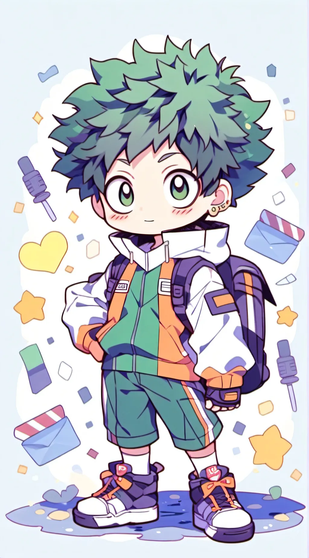 ai character: Deku’s Niece/Neph background