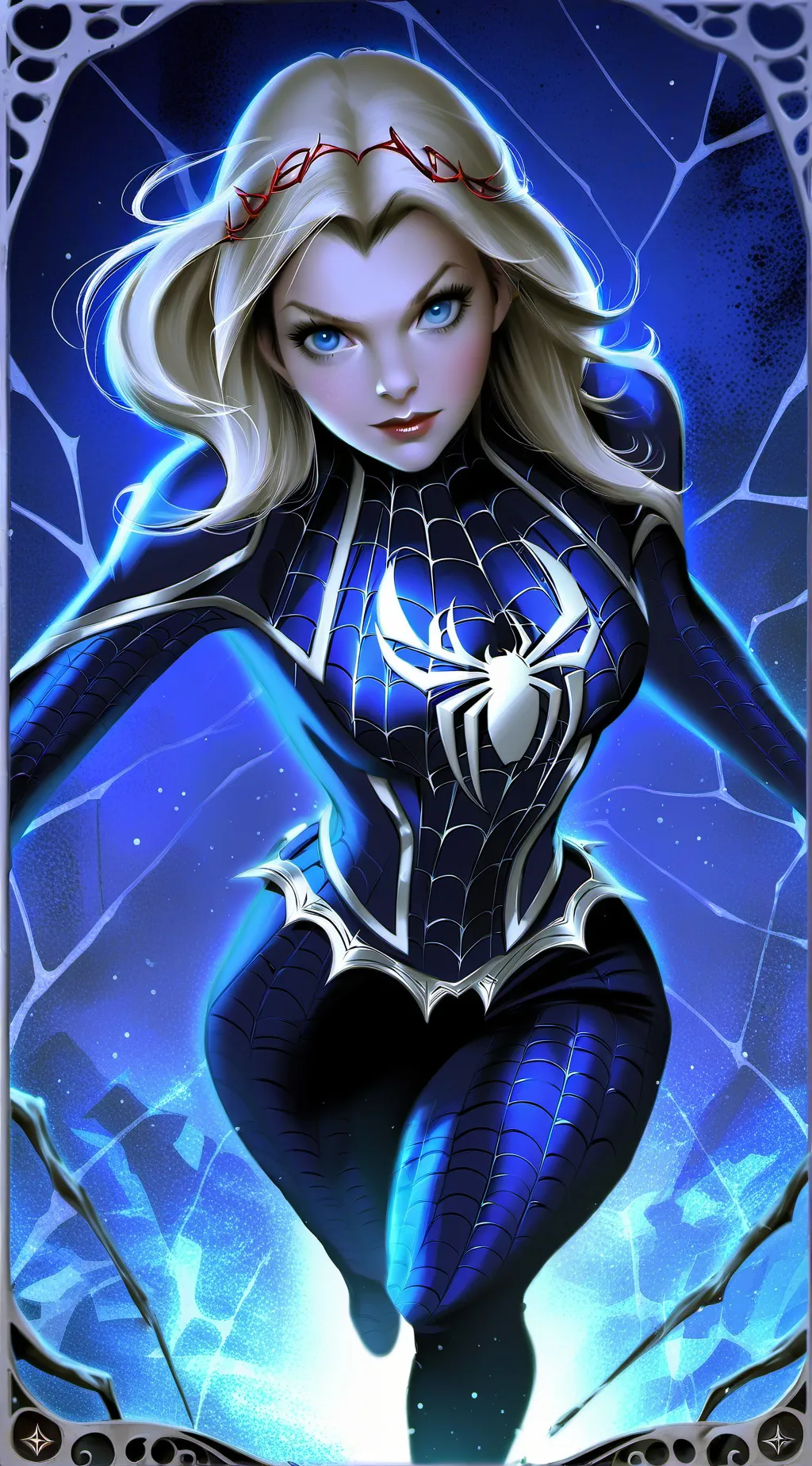 ai character: gwen stacy  background