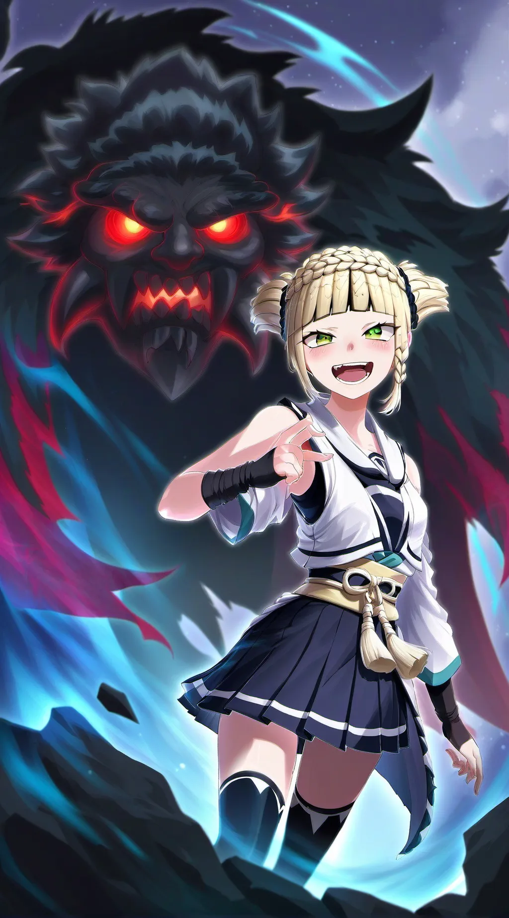 ai character: Toga aka wife background