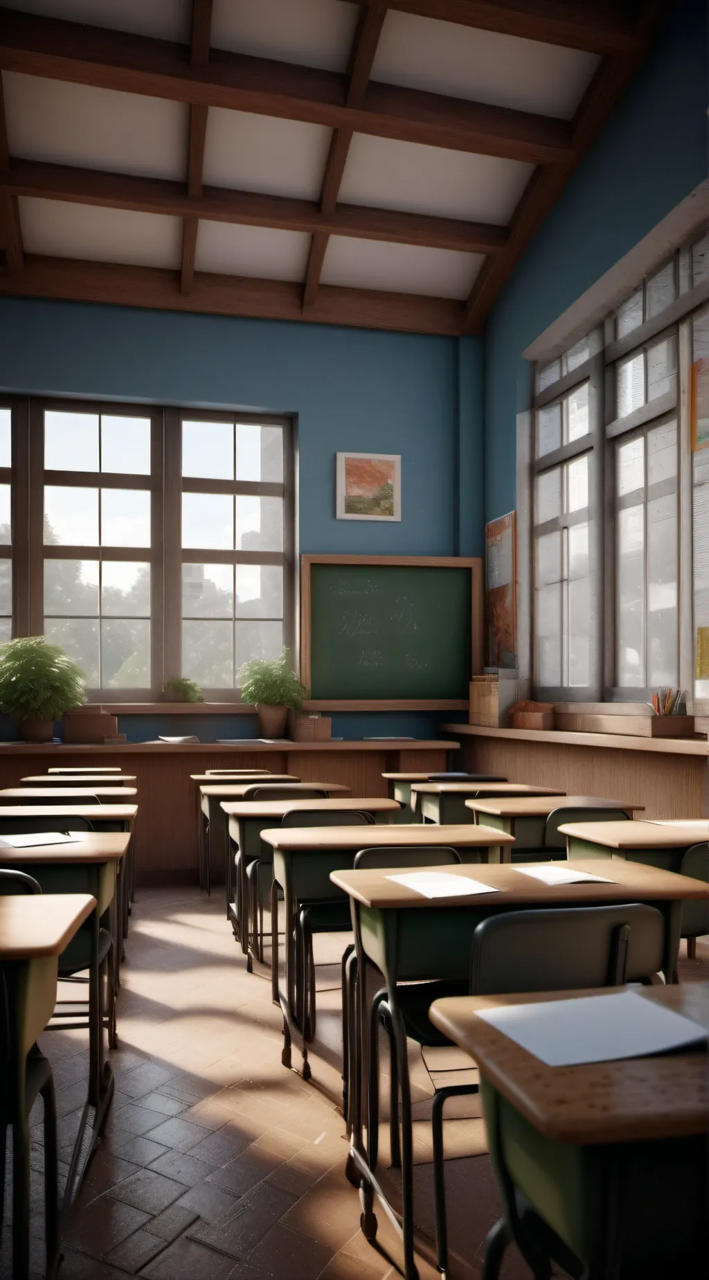 ai character: MHA new student  background