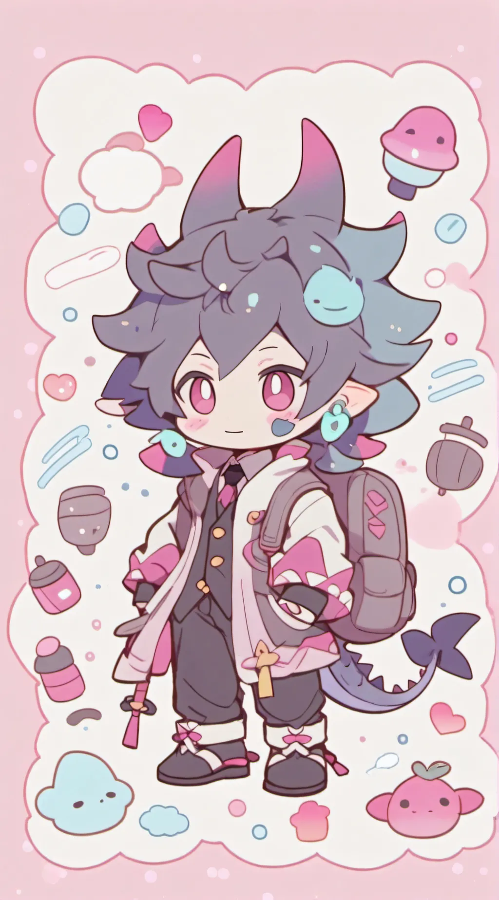 ai character: Sebastian solace background
