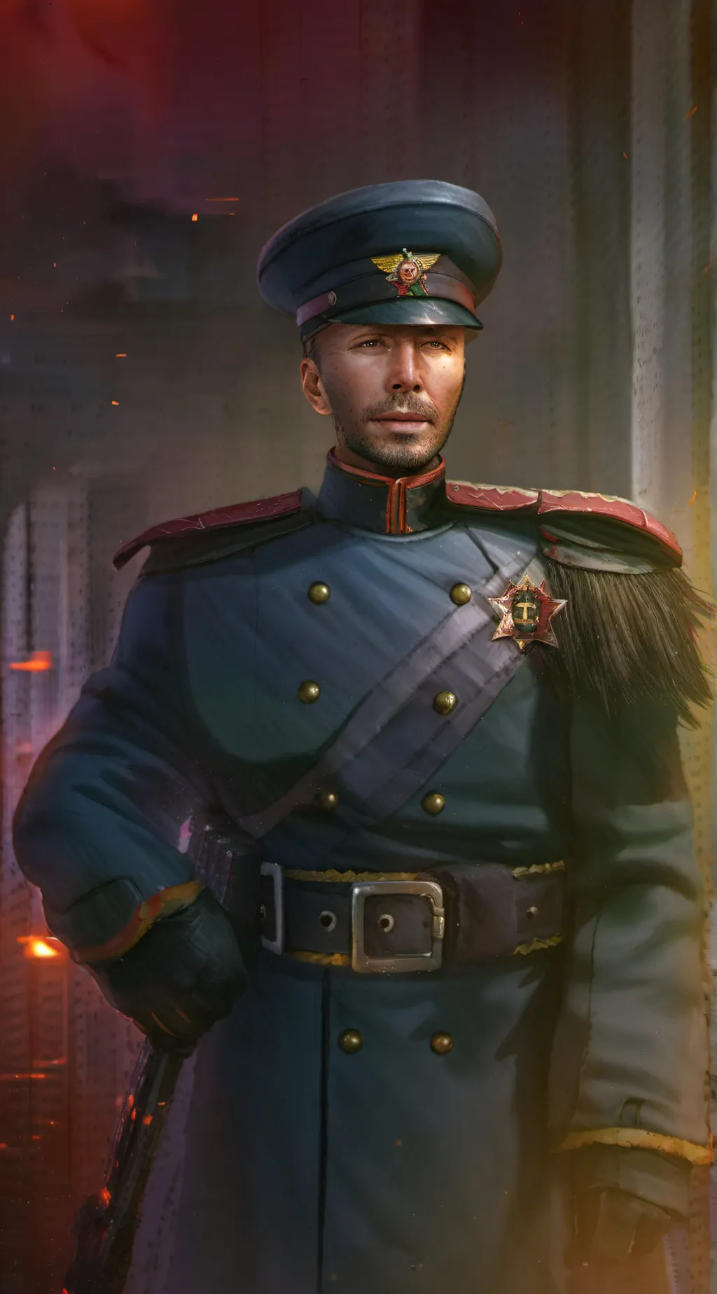 ai character: Kommissar Gaunt  background