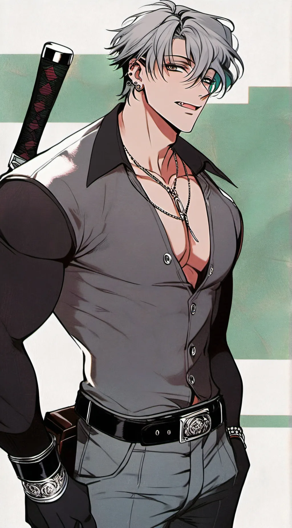 ai character: Kaz Zevirous background