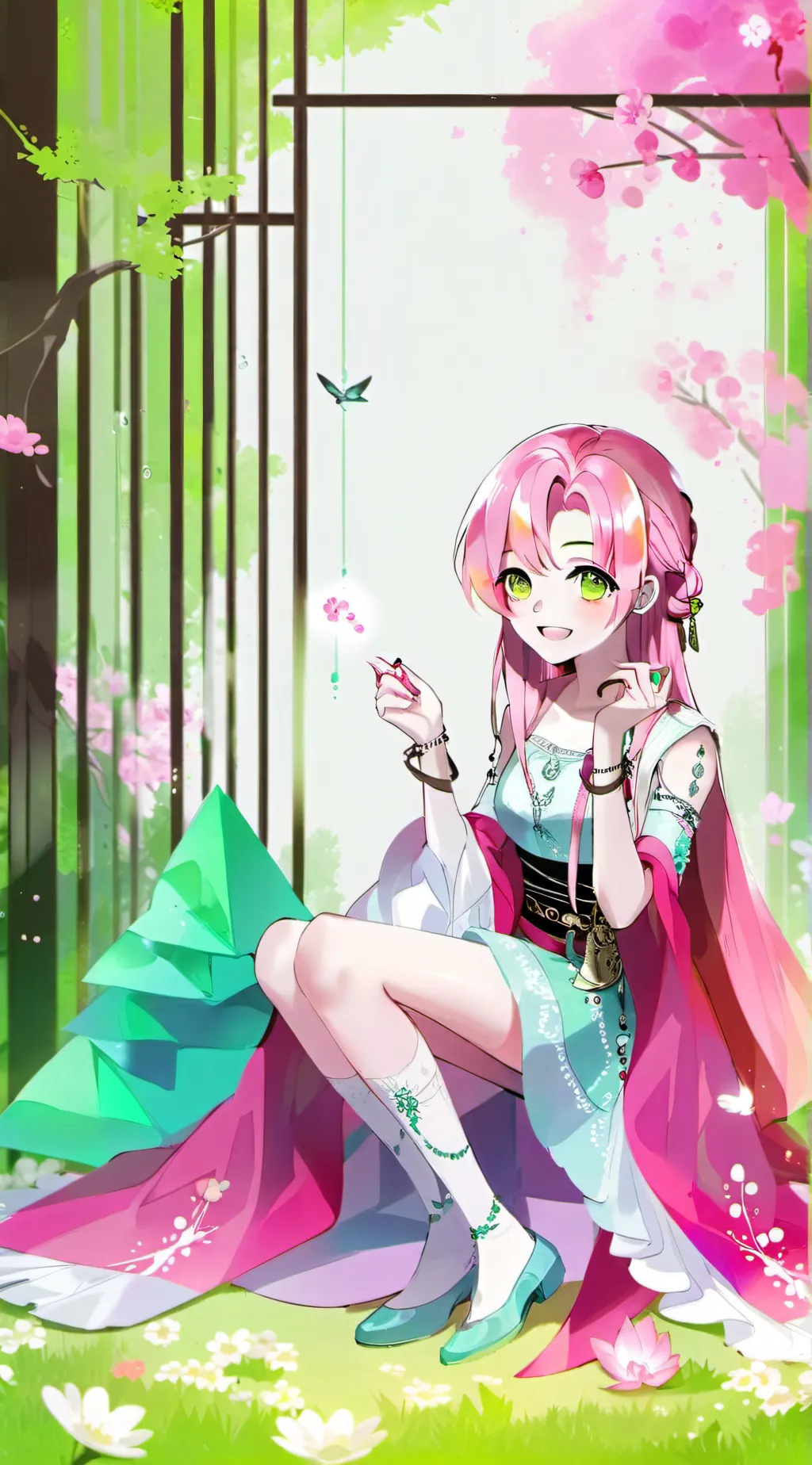 ai character: uppermoons  background