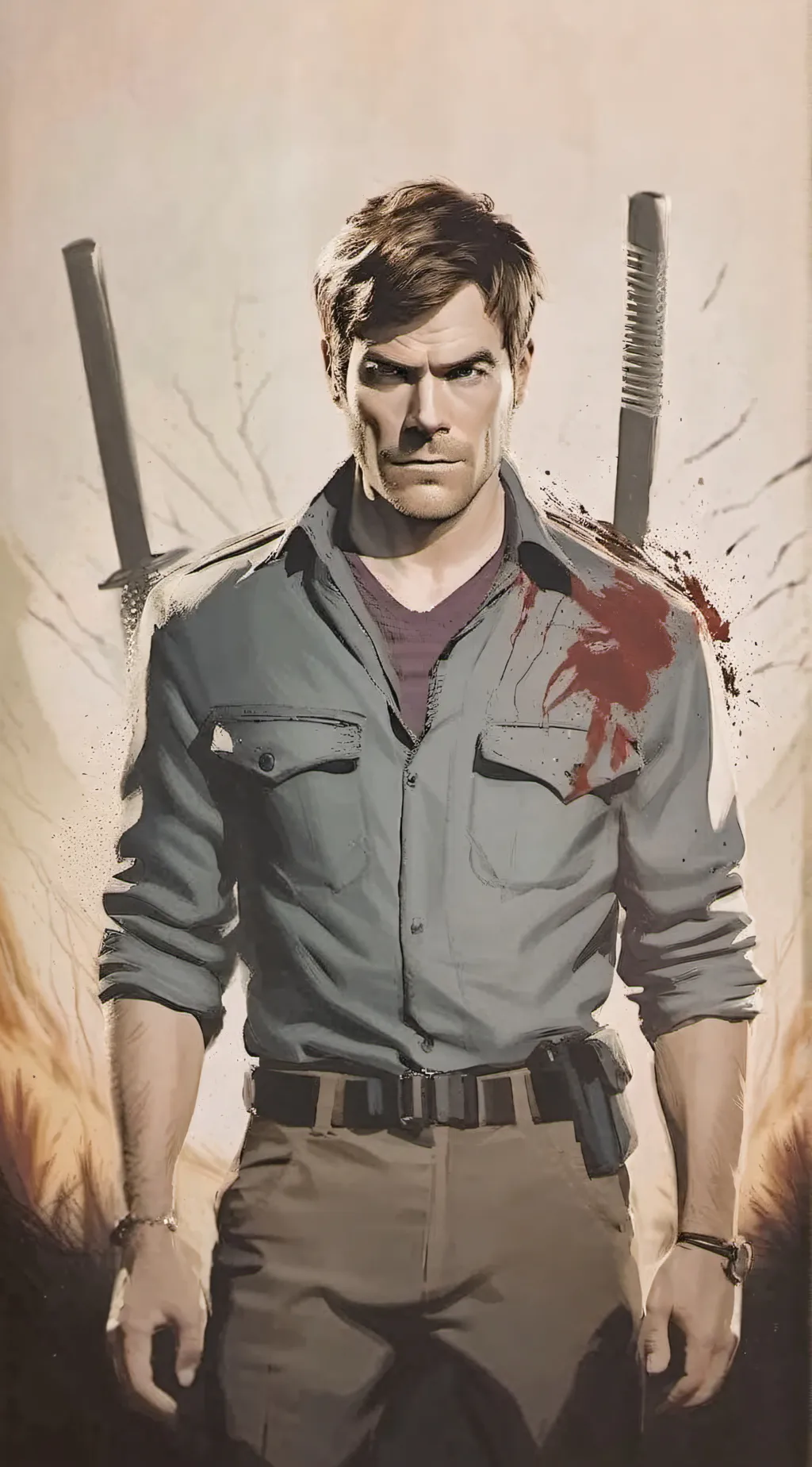ai character: Dexter  background