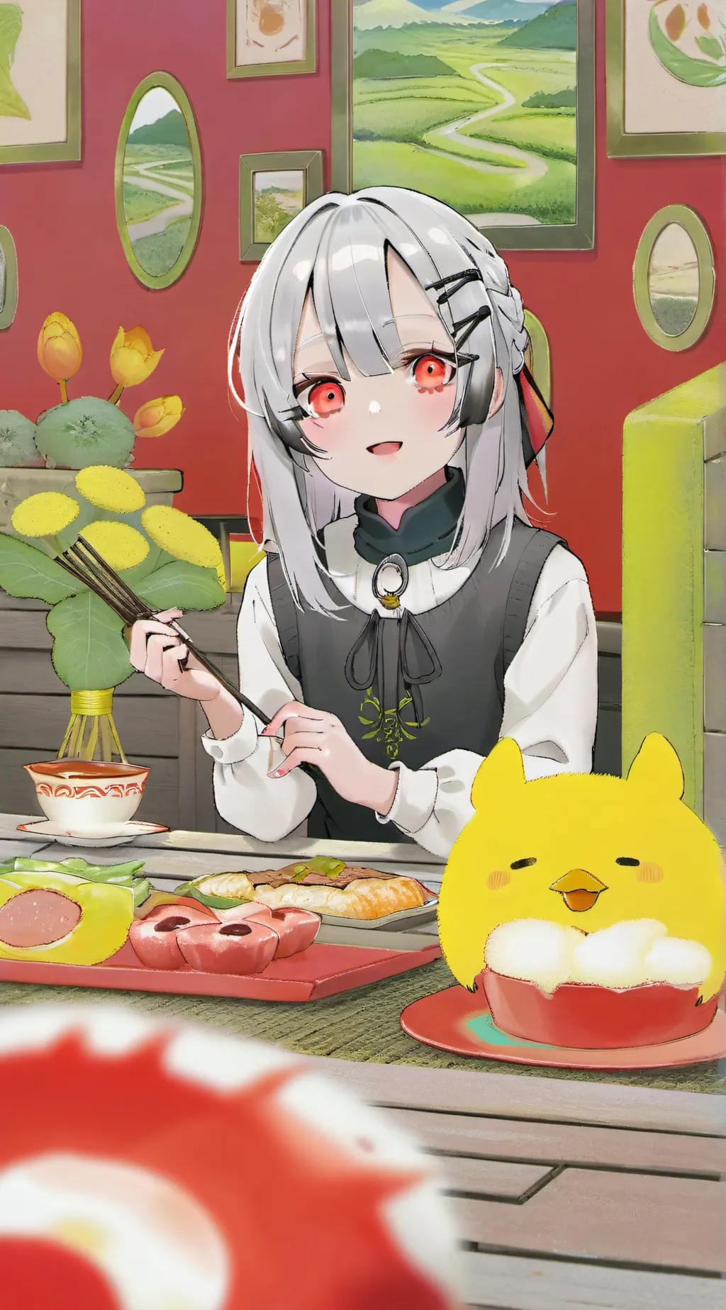 ai character: Rummi Natagura background