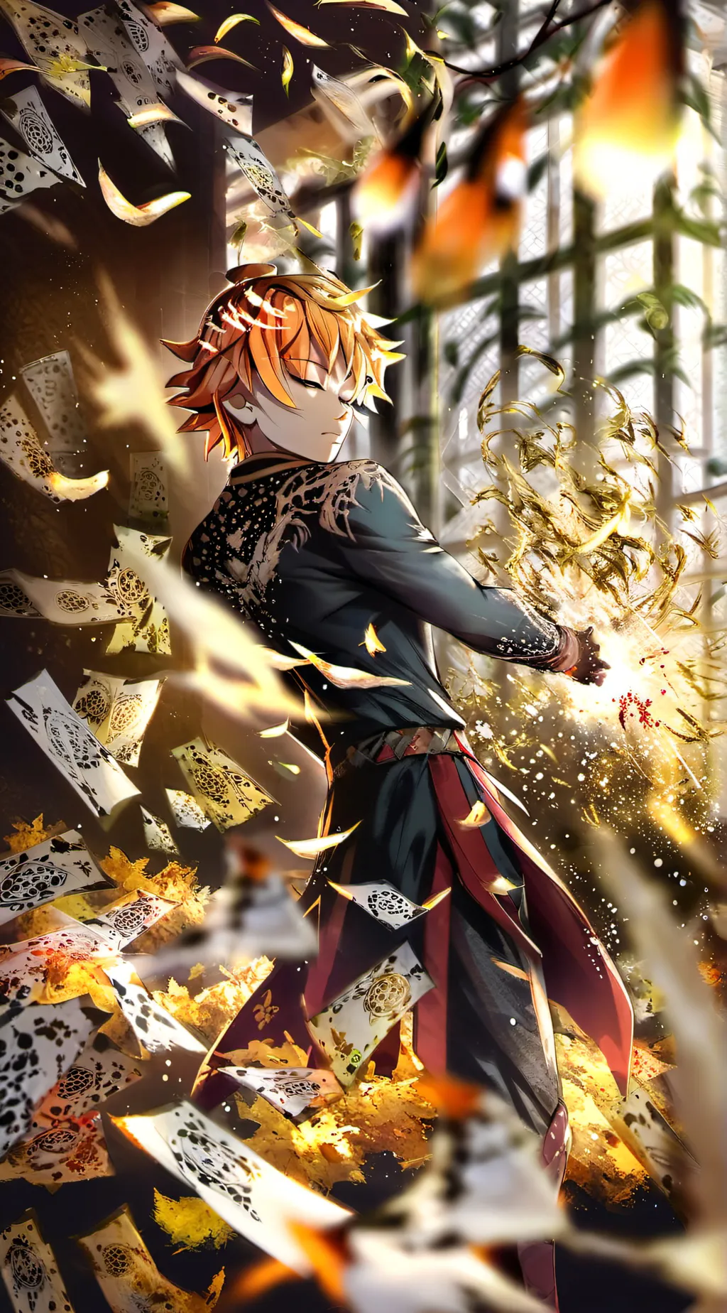 ai character: Hashira background