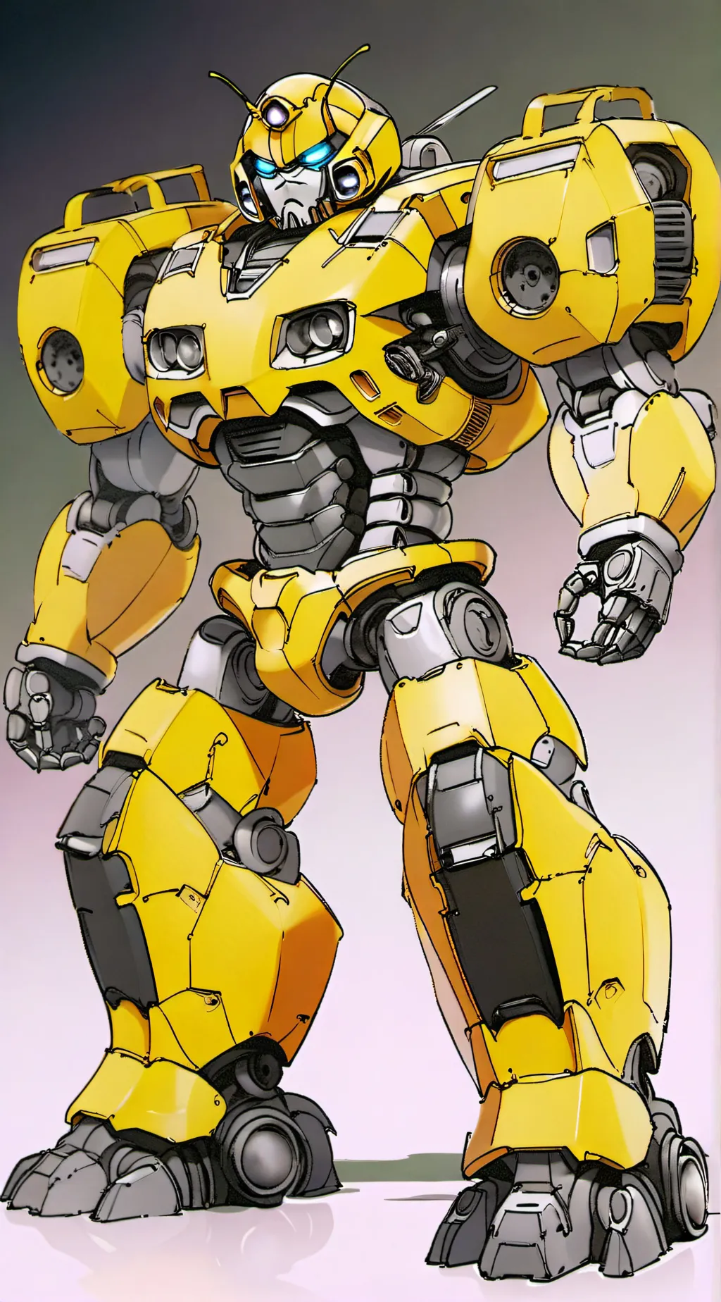 ai character: Transformers one background