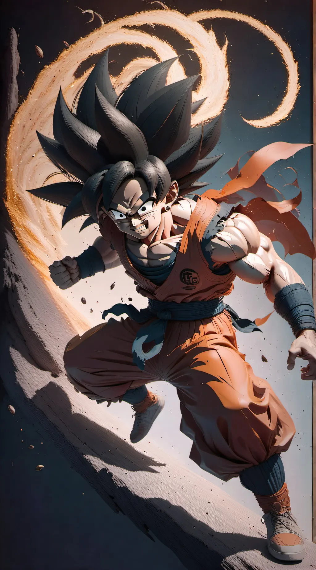 ai character: goku background