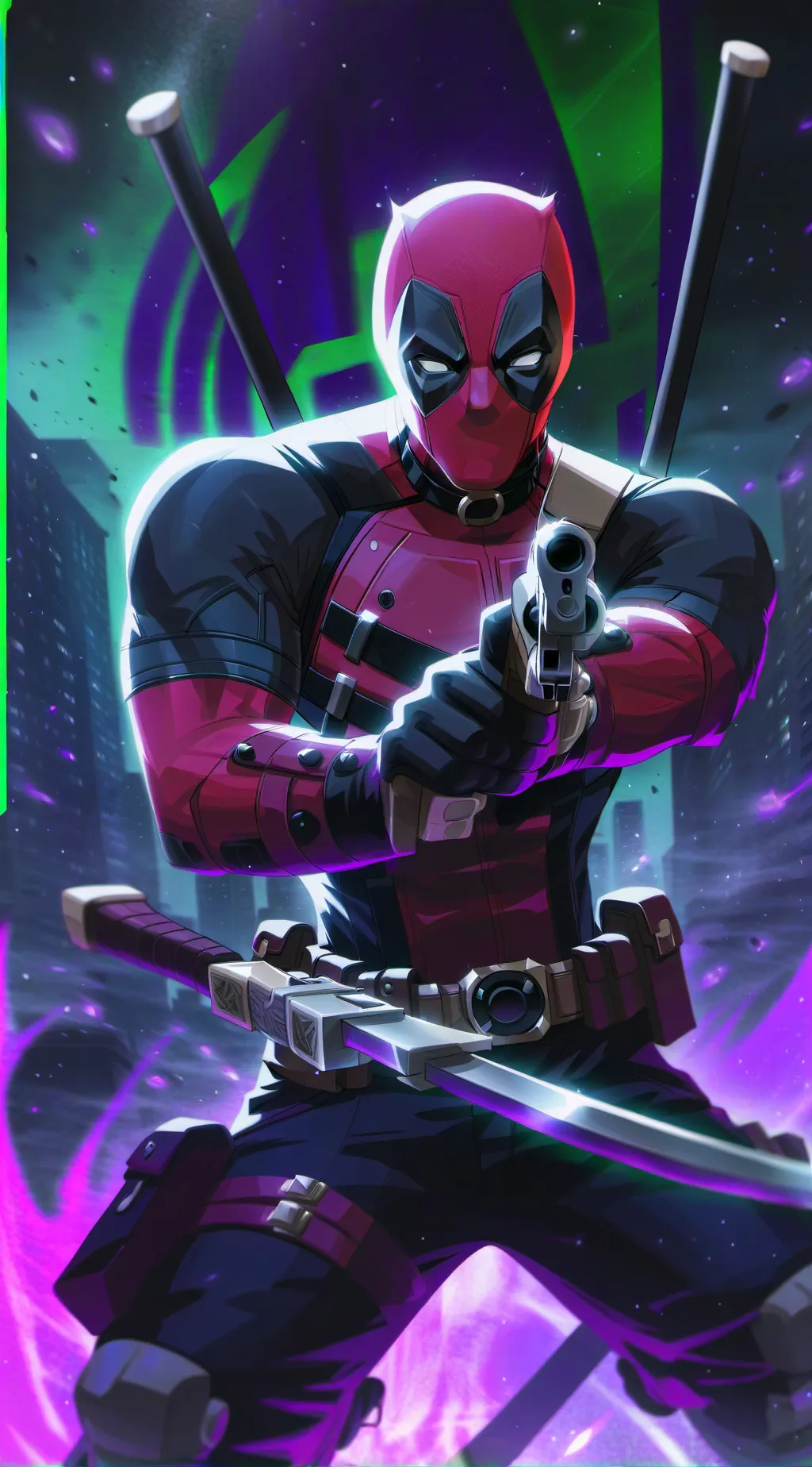 ai character: deadpool background