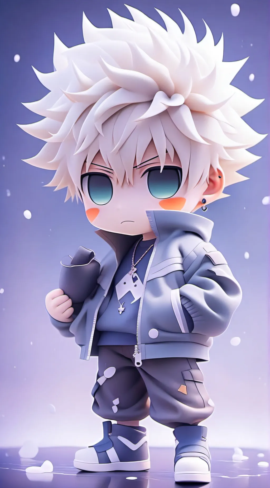 ai character: mha x sad bakugo  background
