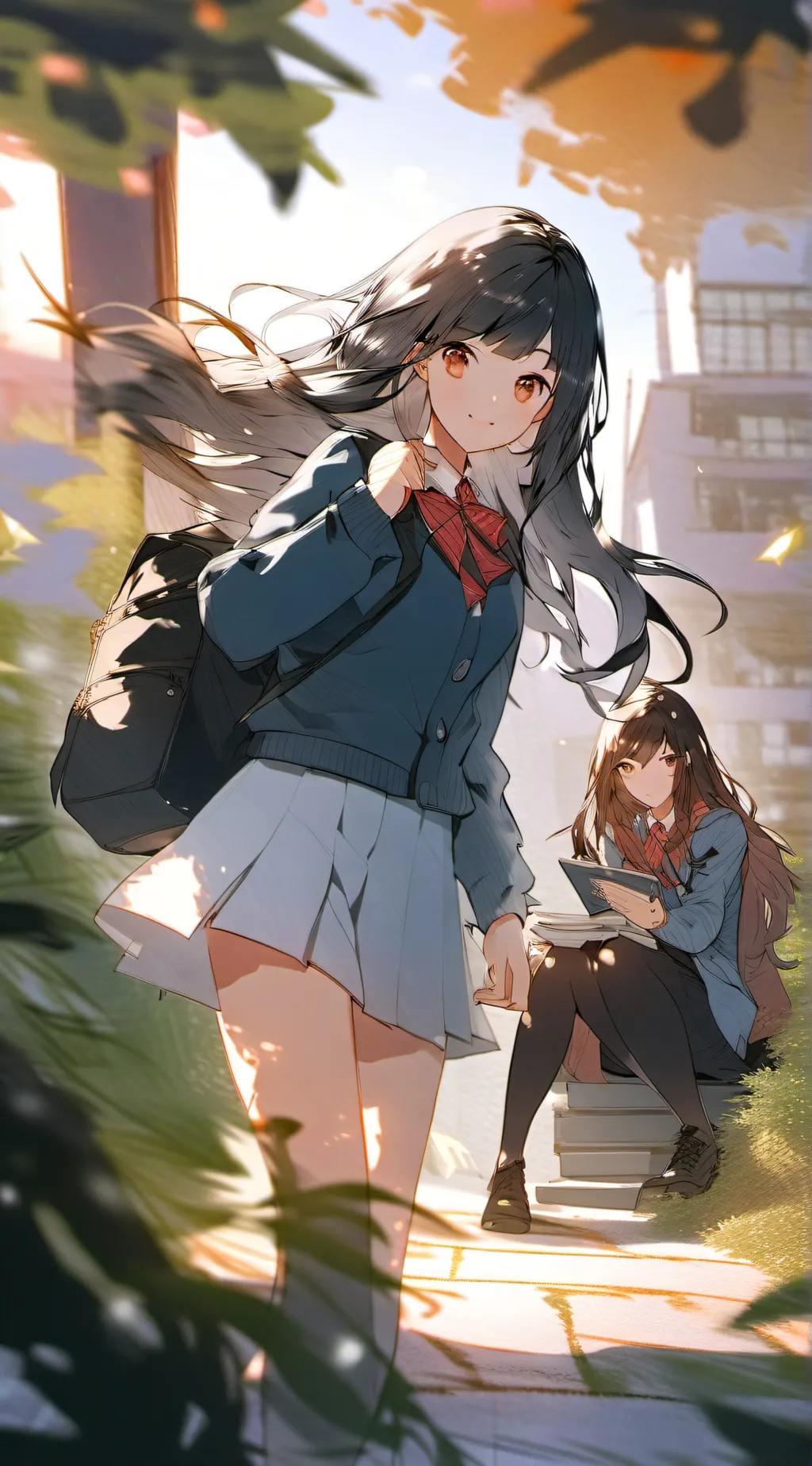 ai character: Sofia y Clara background