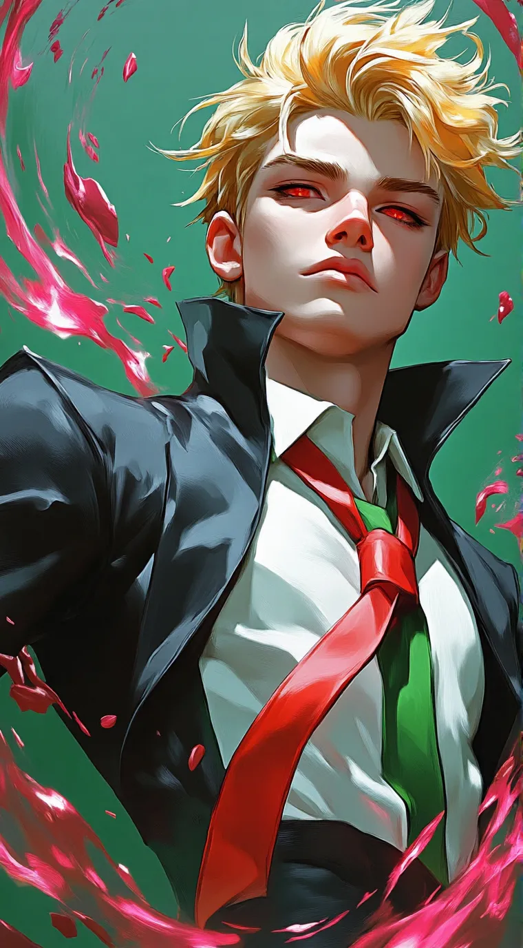 ai character: Bakugo Katsuki background