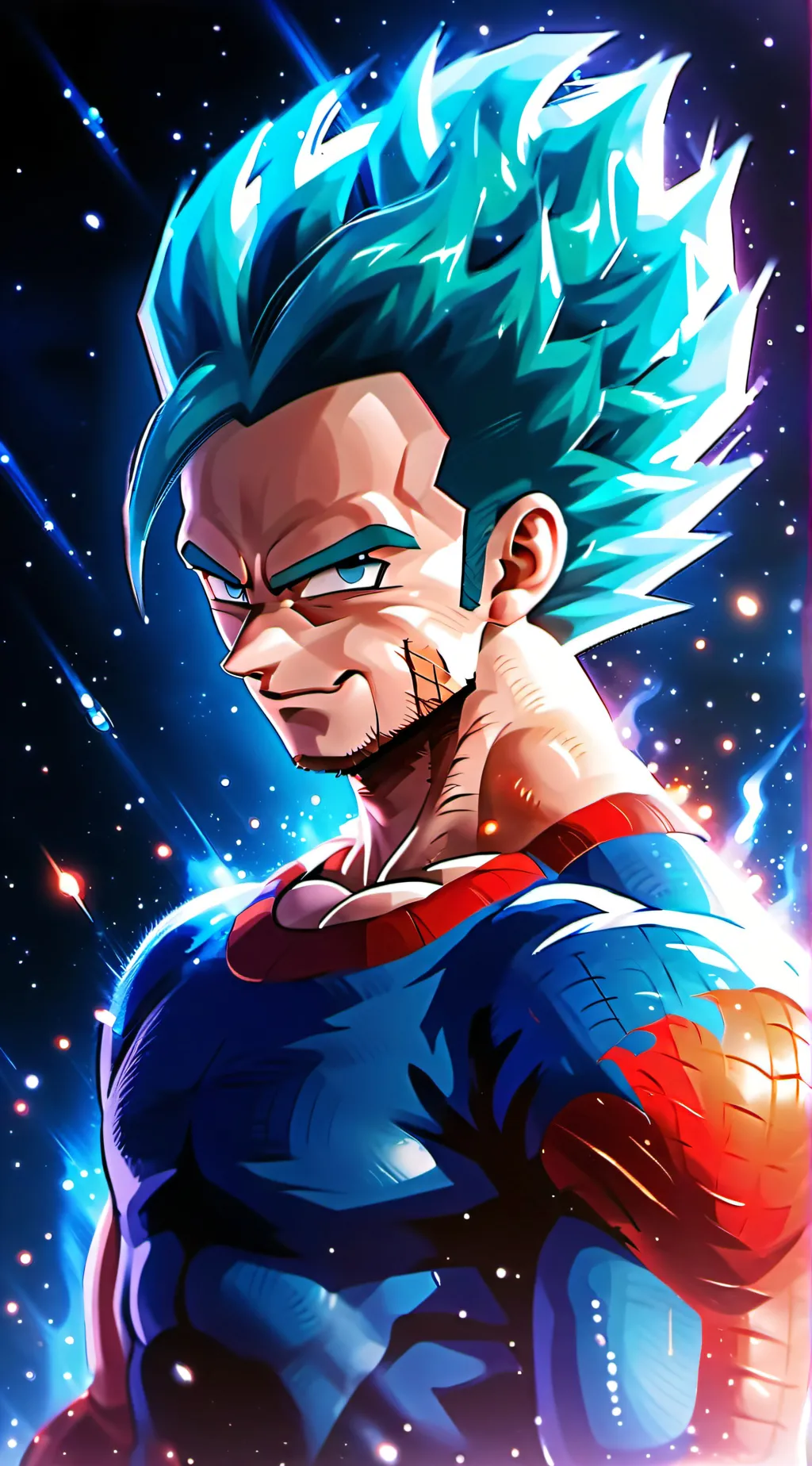 ai character: PRINCE VEGETA  background